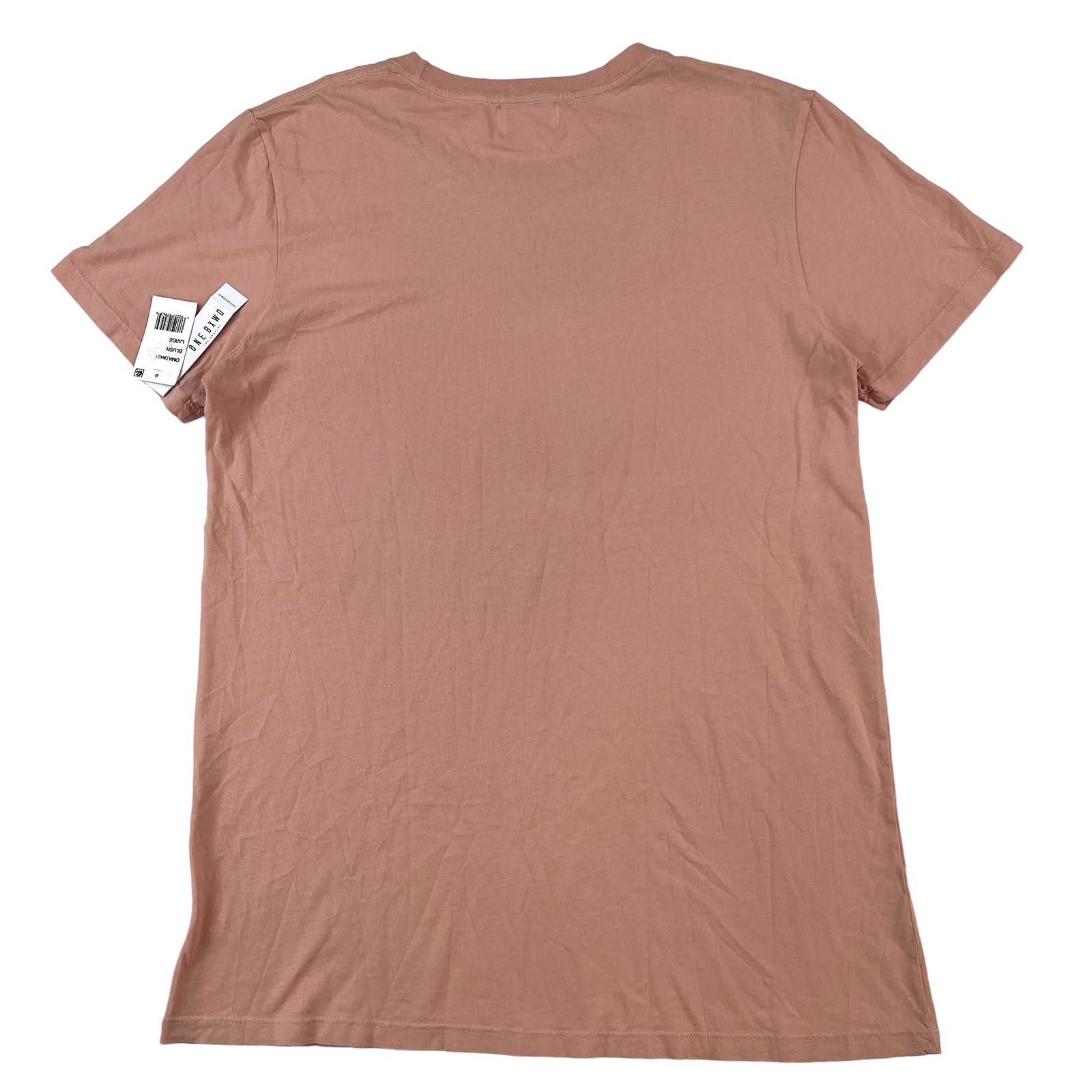 ONE BXWD Los Angeles Men US L Salmon Pink Cotton T-Shirt