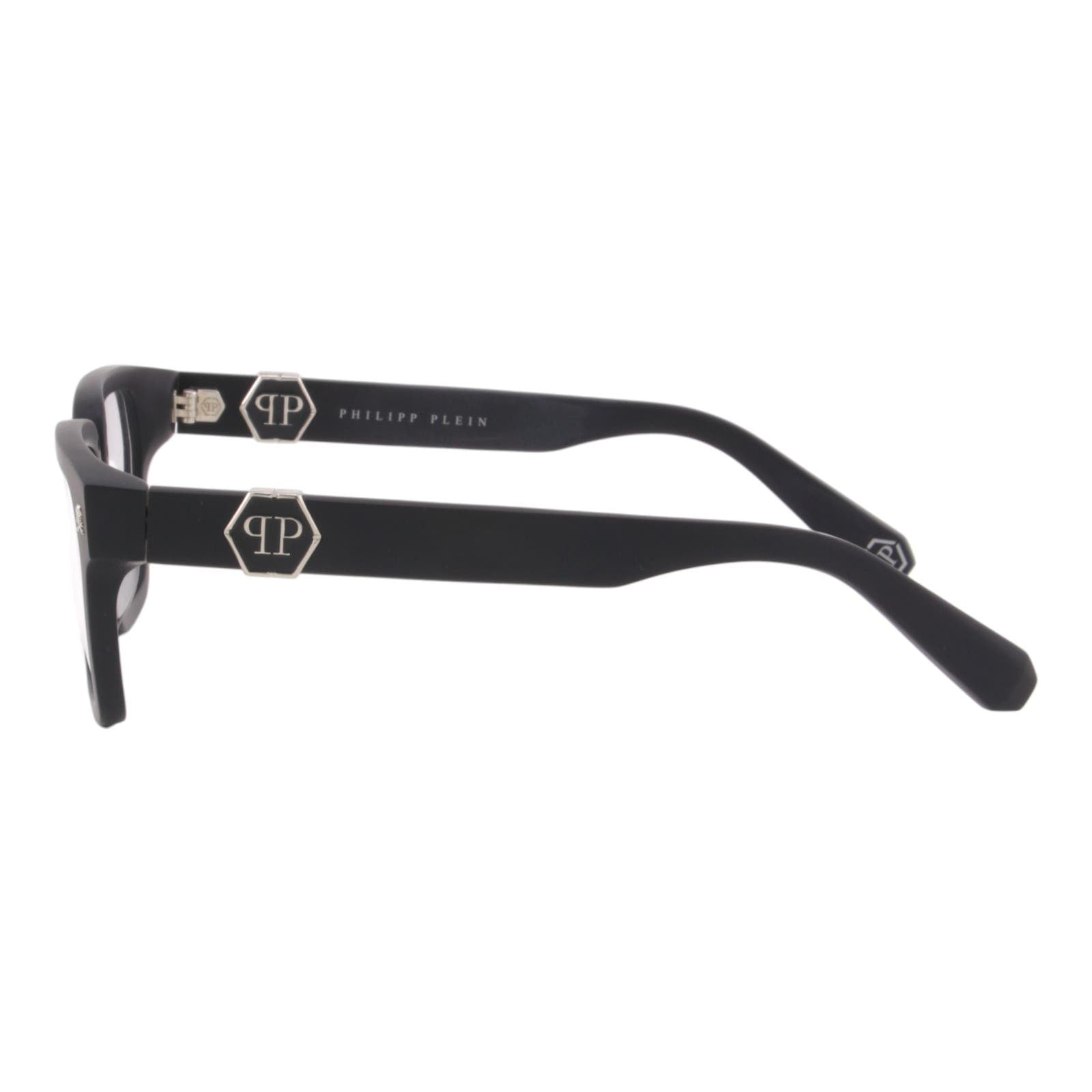 Men Glasses VPP055M-0703 Black & Silver Optical Square Frame