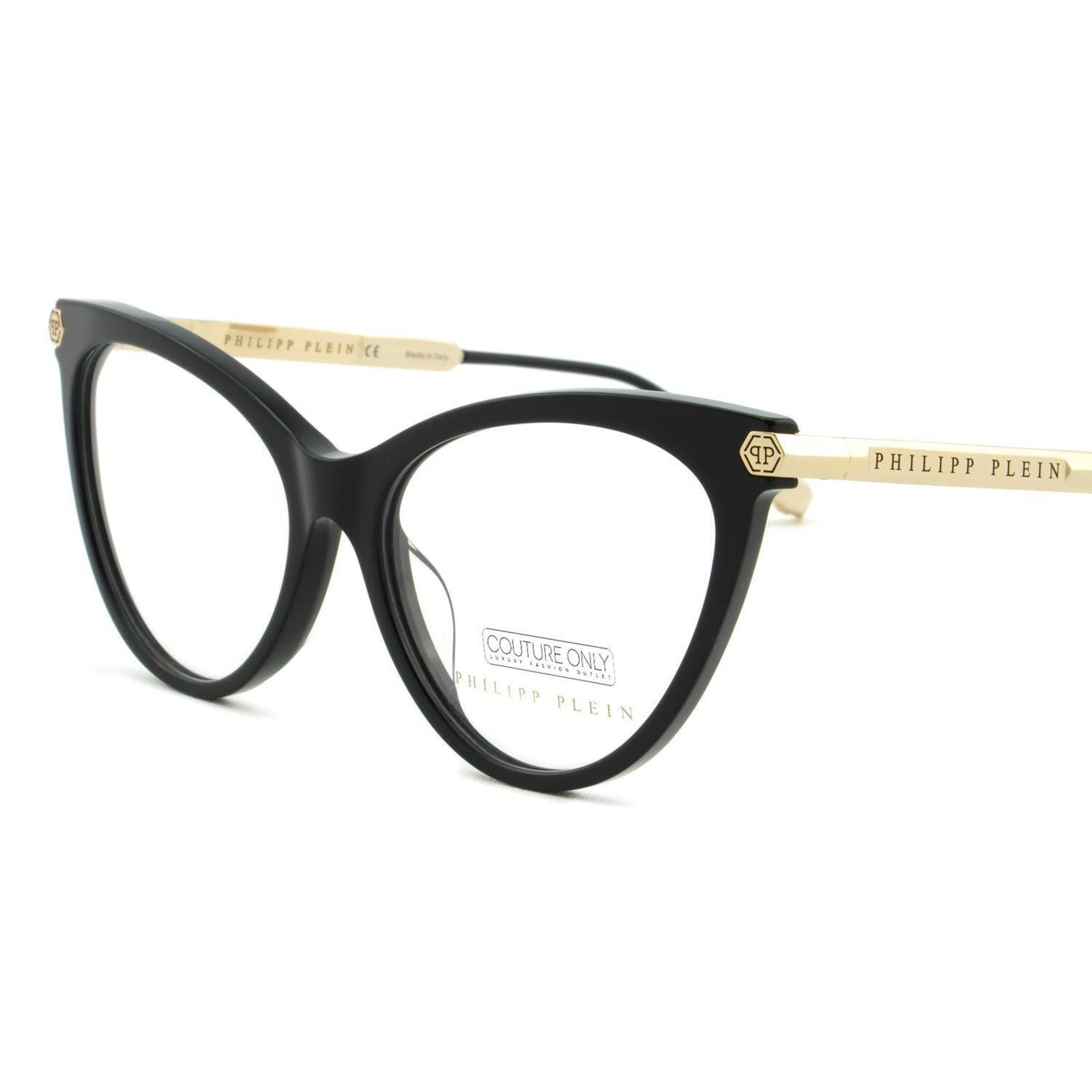 Women Optical Cat Eye Glasses VPP037S-0700 Black & Gold Frame