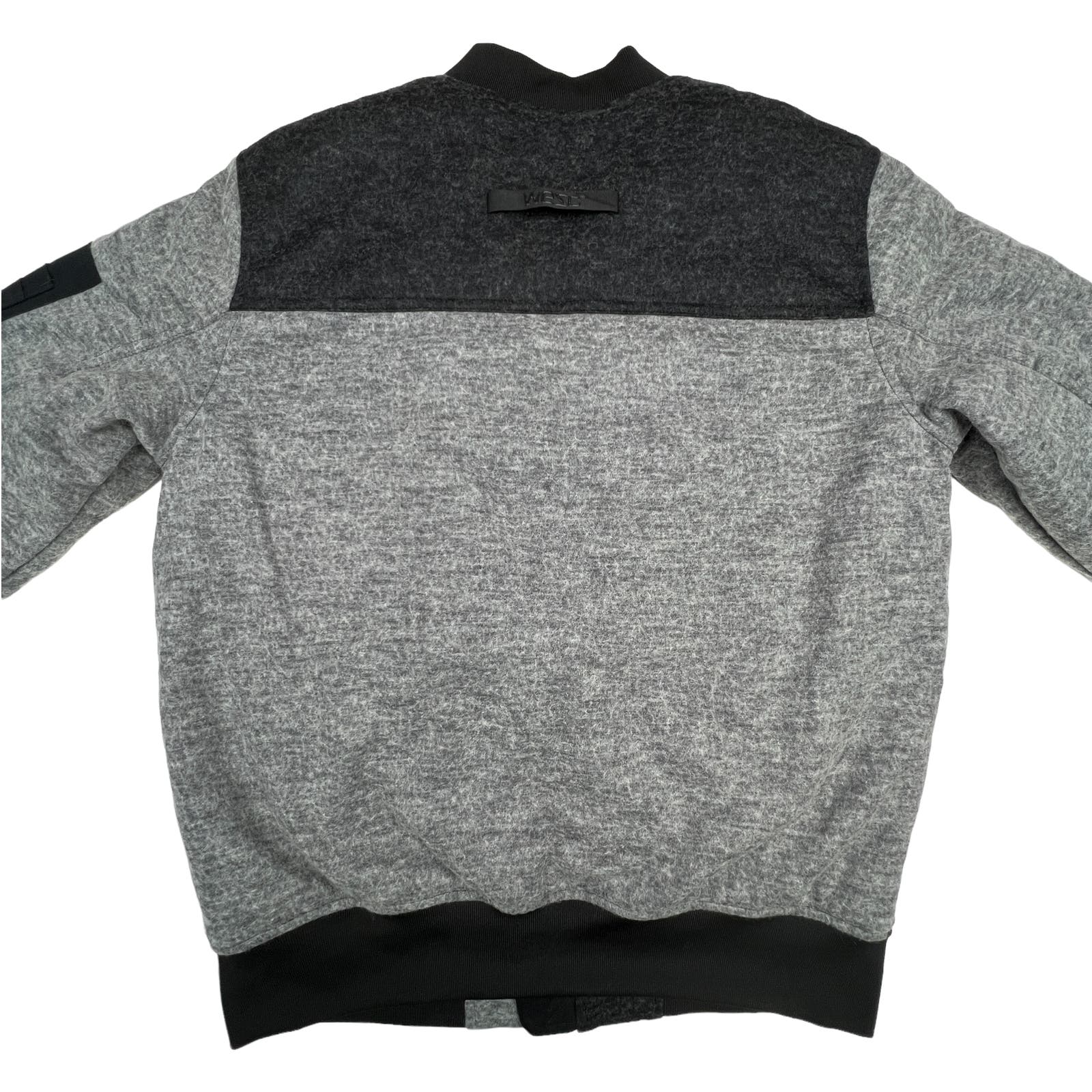 Wesc Mumel Men US S Melange Grey Jacket Flannel Bomber