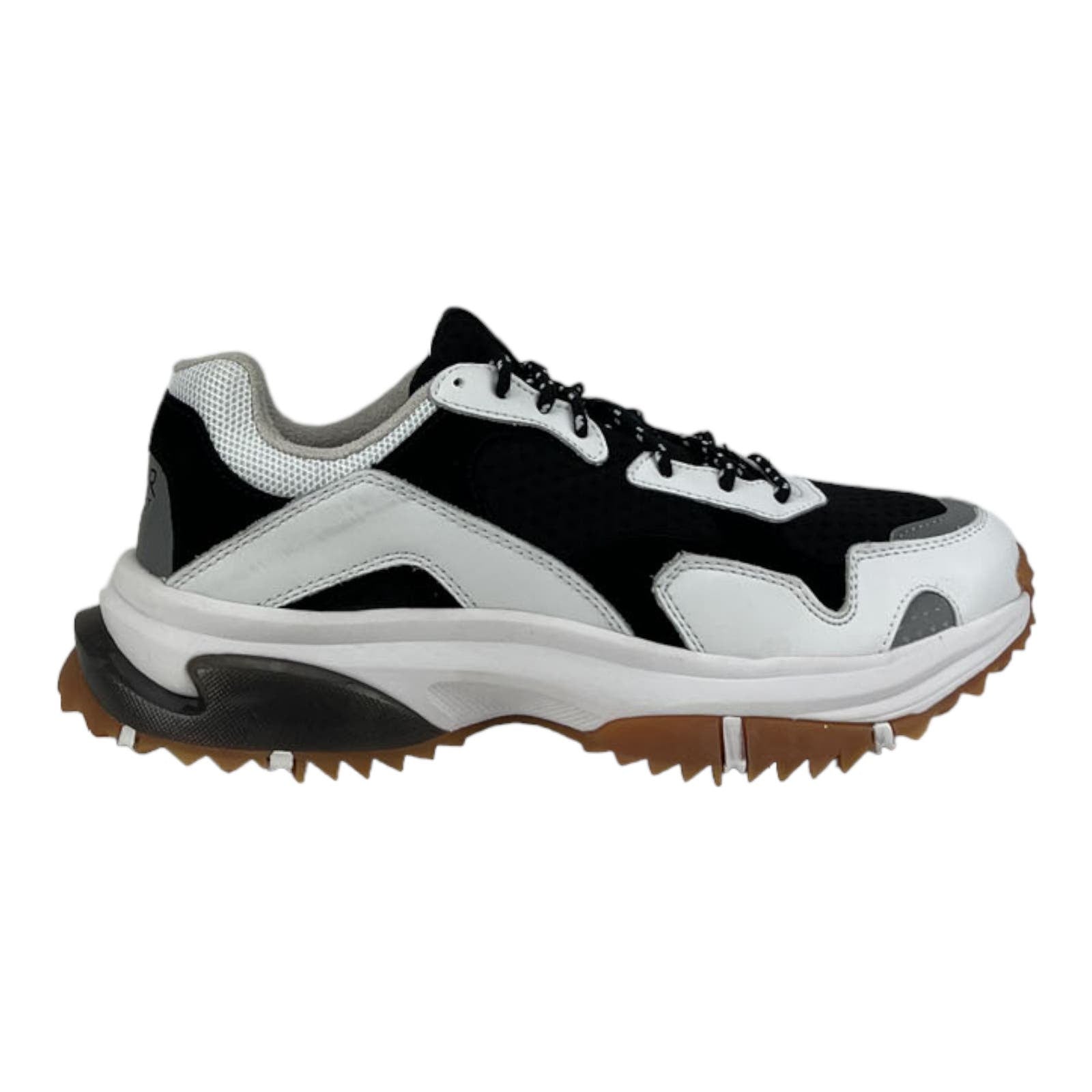 SNKR Project Men US 11.5 Sneaker Black White Prospect Park SNKR1941