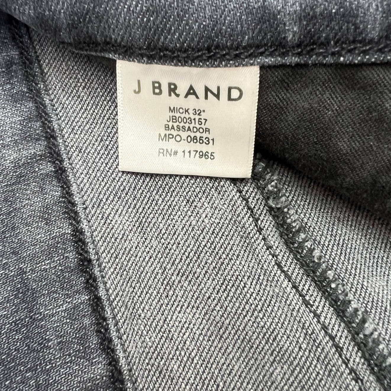 J Brand Women Grey Charcoal Slim Jeans US 28 Skinny Fit
