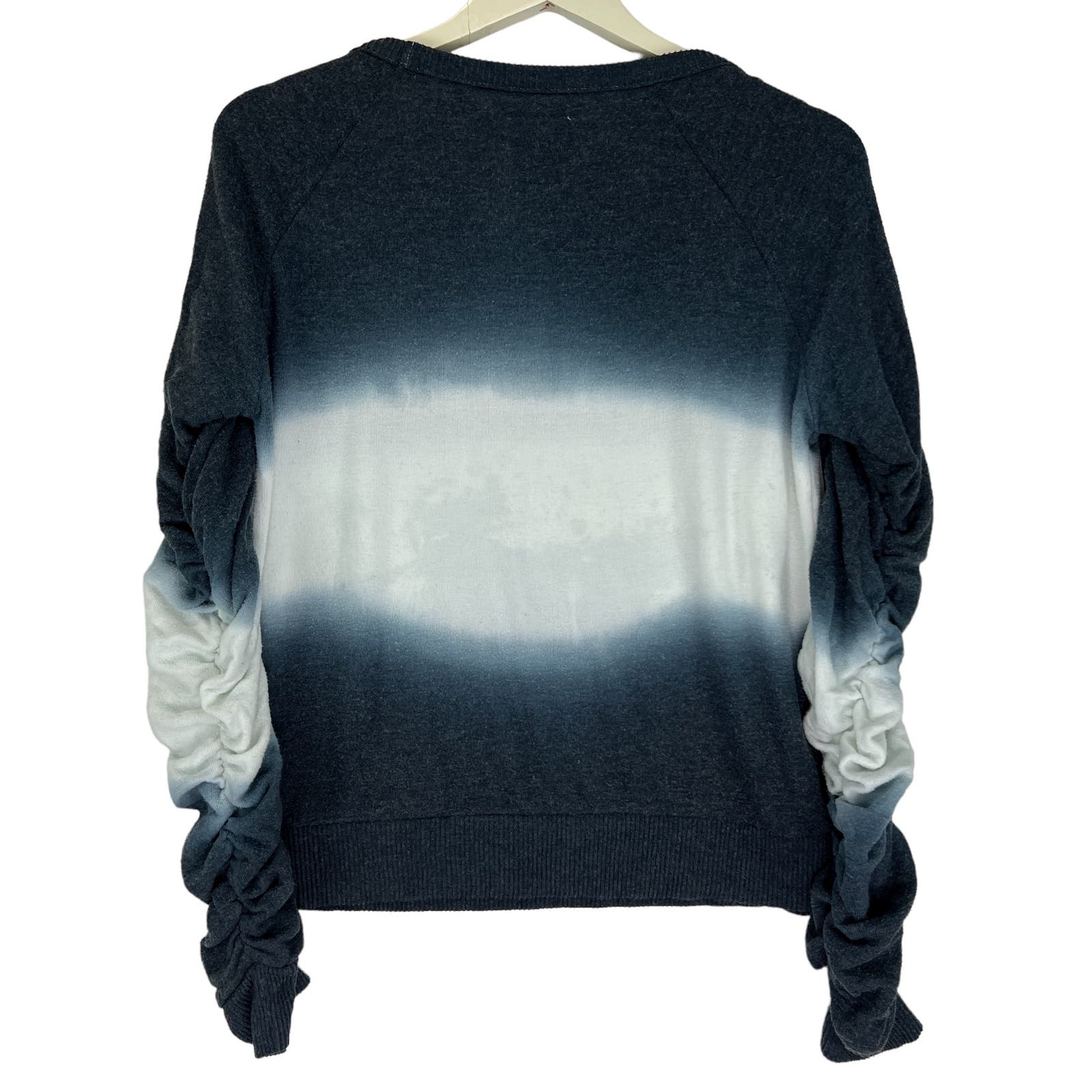 Chaser Women Sweatshirt US S Shirred Sleeve Cozy
