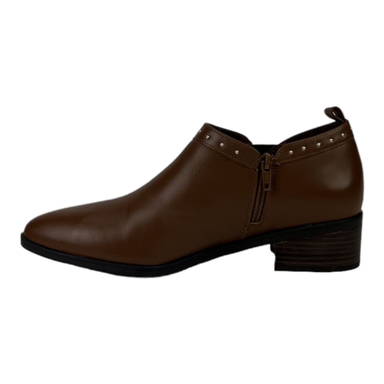 Bella Vita Women US 6.5 Dark Tan Brown Leather Ankle Boot Shoes
