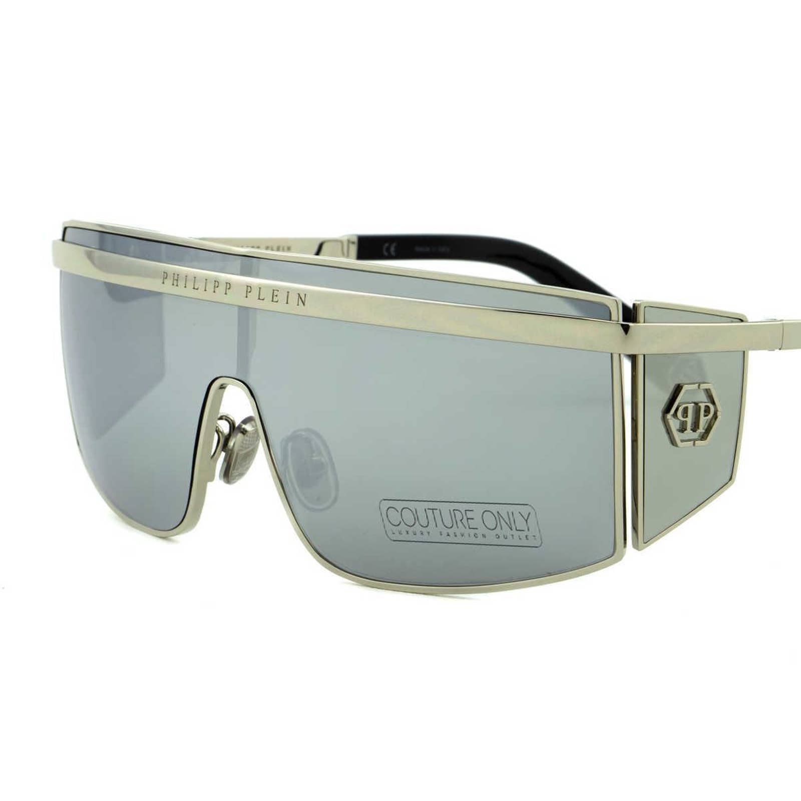 Women Silver Shield Sunglasses SPP013M-579X