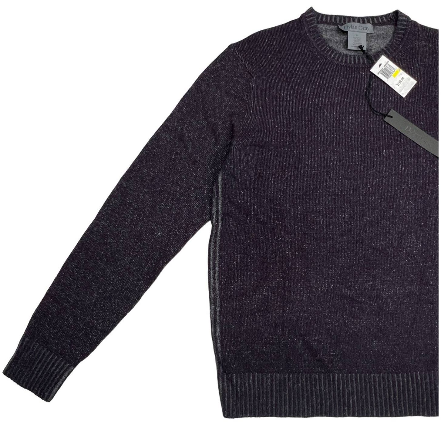 Dylan Gray Men Purple Grey Crew Neck US M Sweatshirt Cashmere