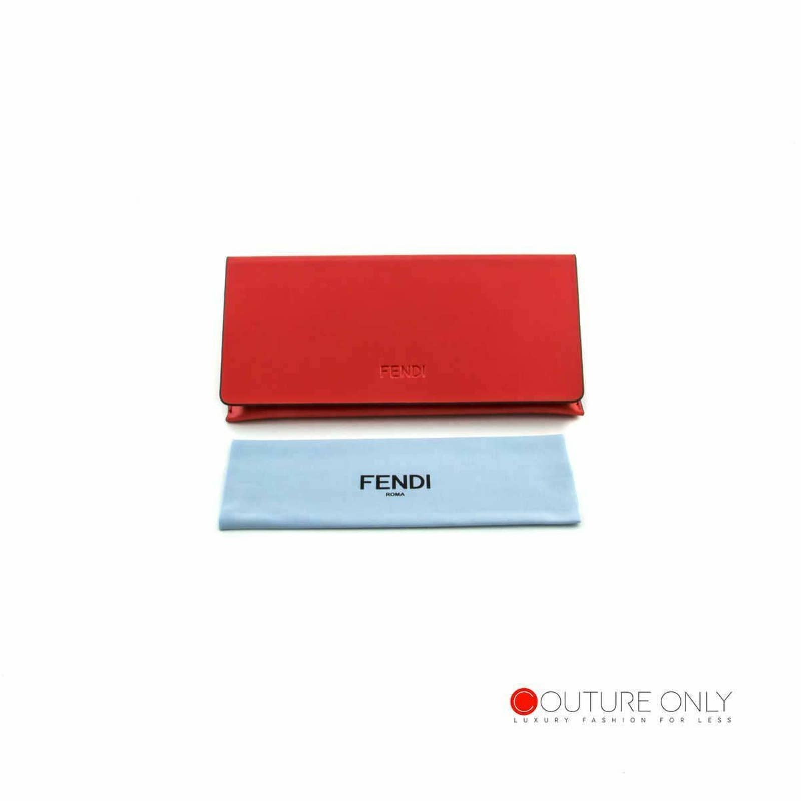 Women Rectangular Burgundy Sunglasses FF0361FS