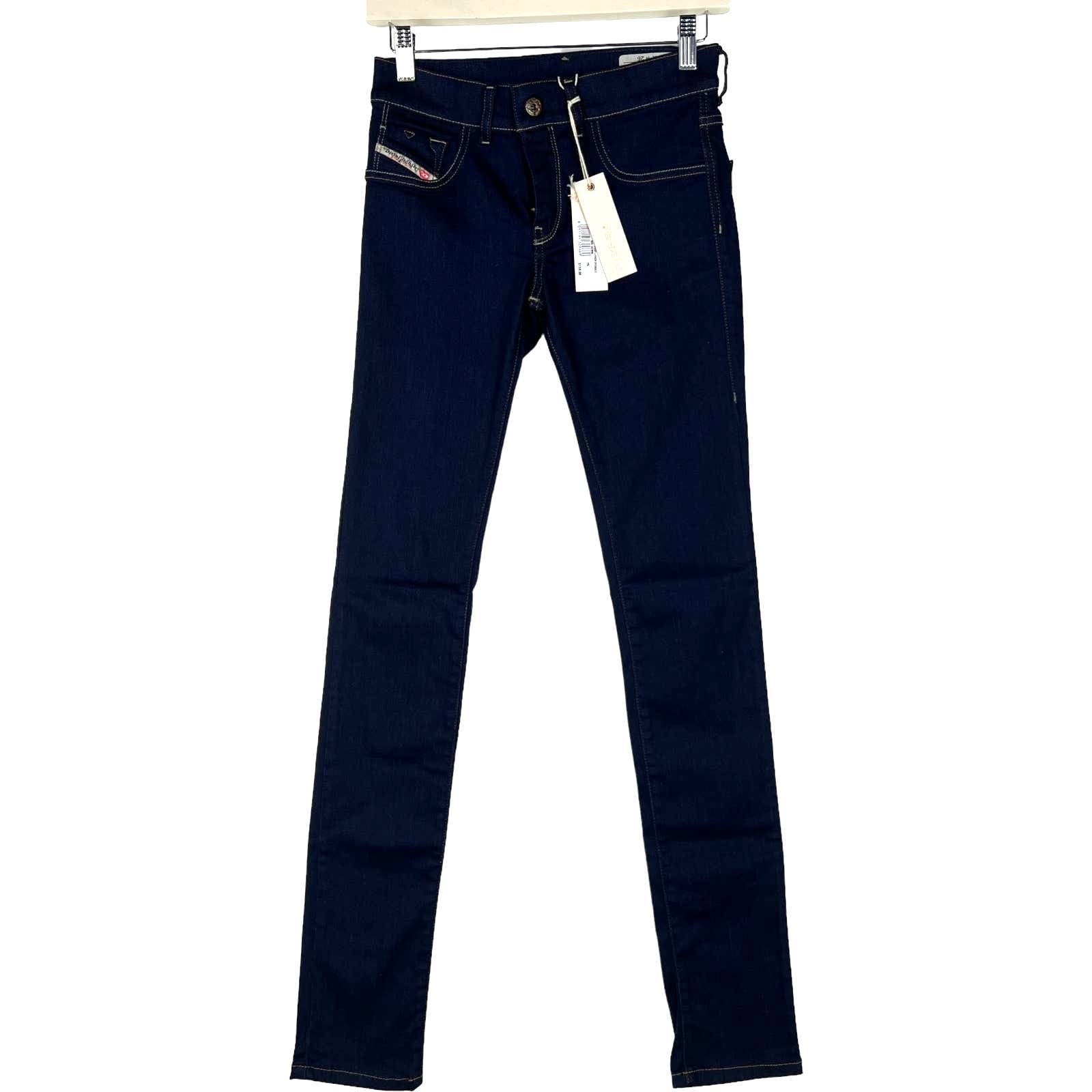Diesel Women Denim Blue Jeans EU 26 Skinny Casual Cotton