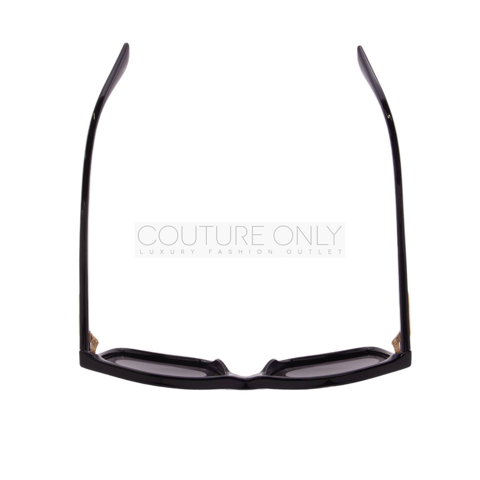 Men Black Square Sunglasses GG0746S-001 Gray Lens