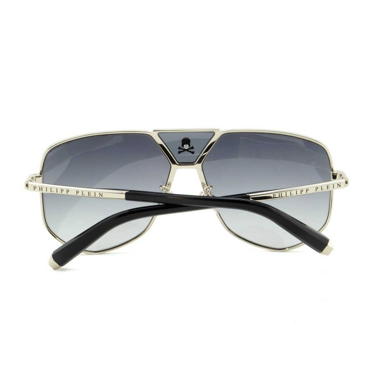 Men Aviator Silver Titanium Sunglasses SPP009V-0579