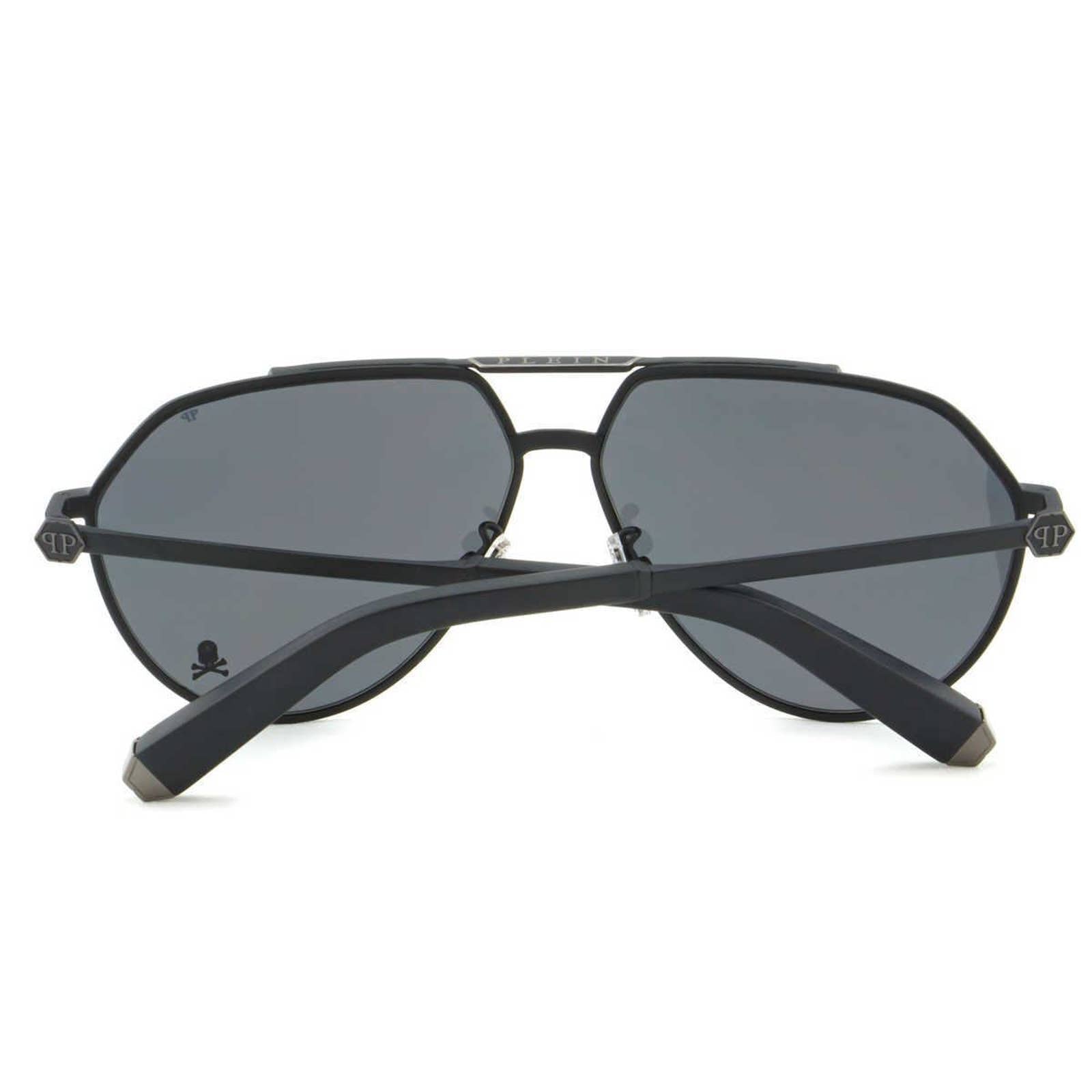 Skull Men Aviator Gunmetal Sunglasses SPP007M-531P