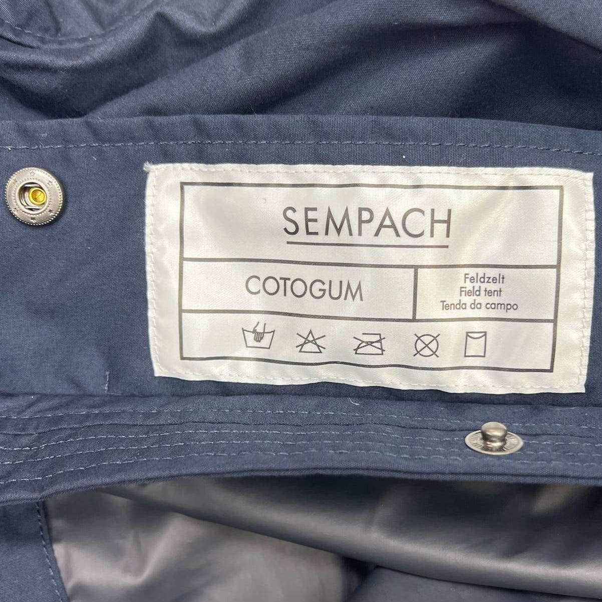 Sempach Men Navy Hooded Jacket US L Adjustable Windbreaker