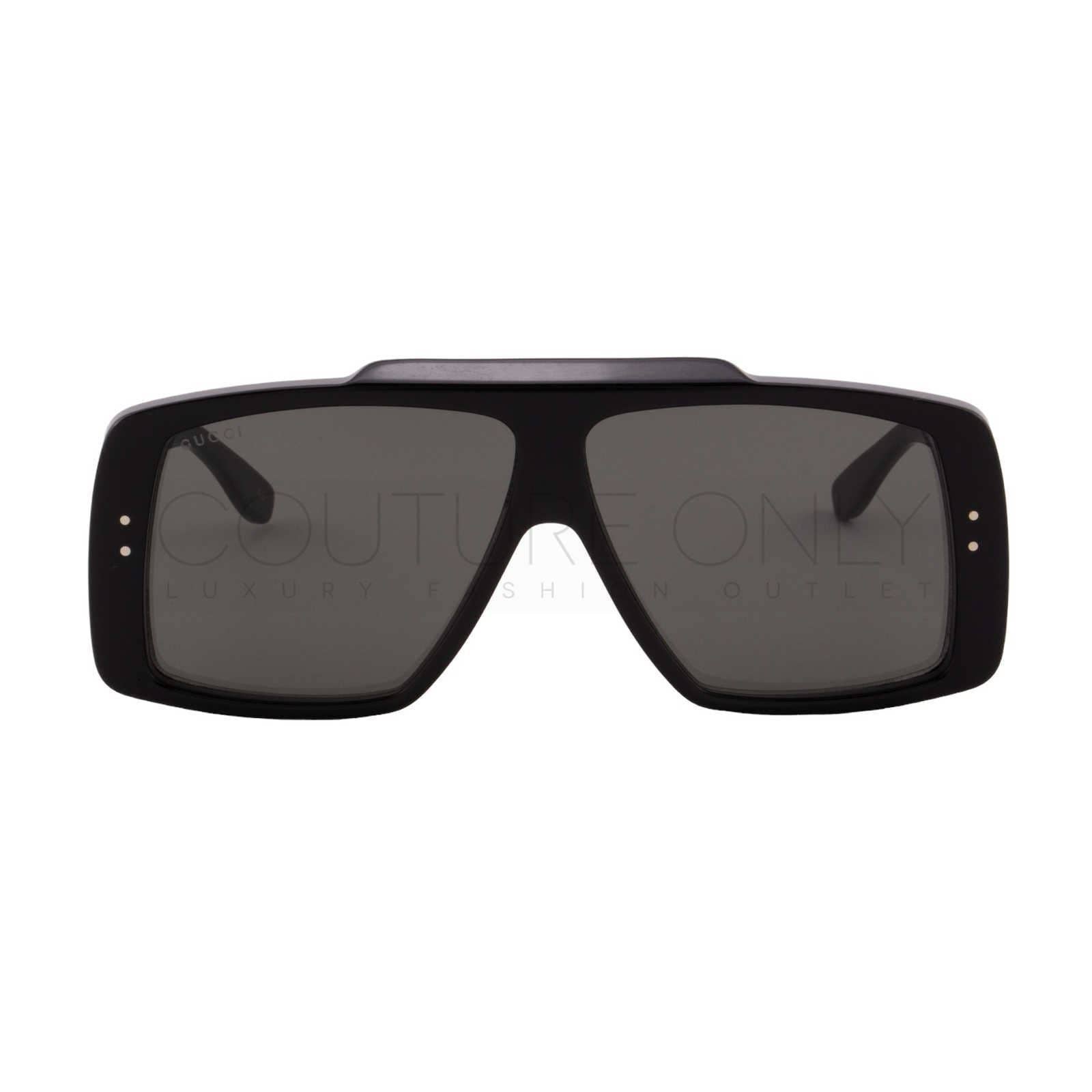 Women Black Oversized Shield Sunglasses GG1369S-001