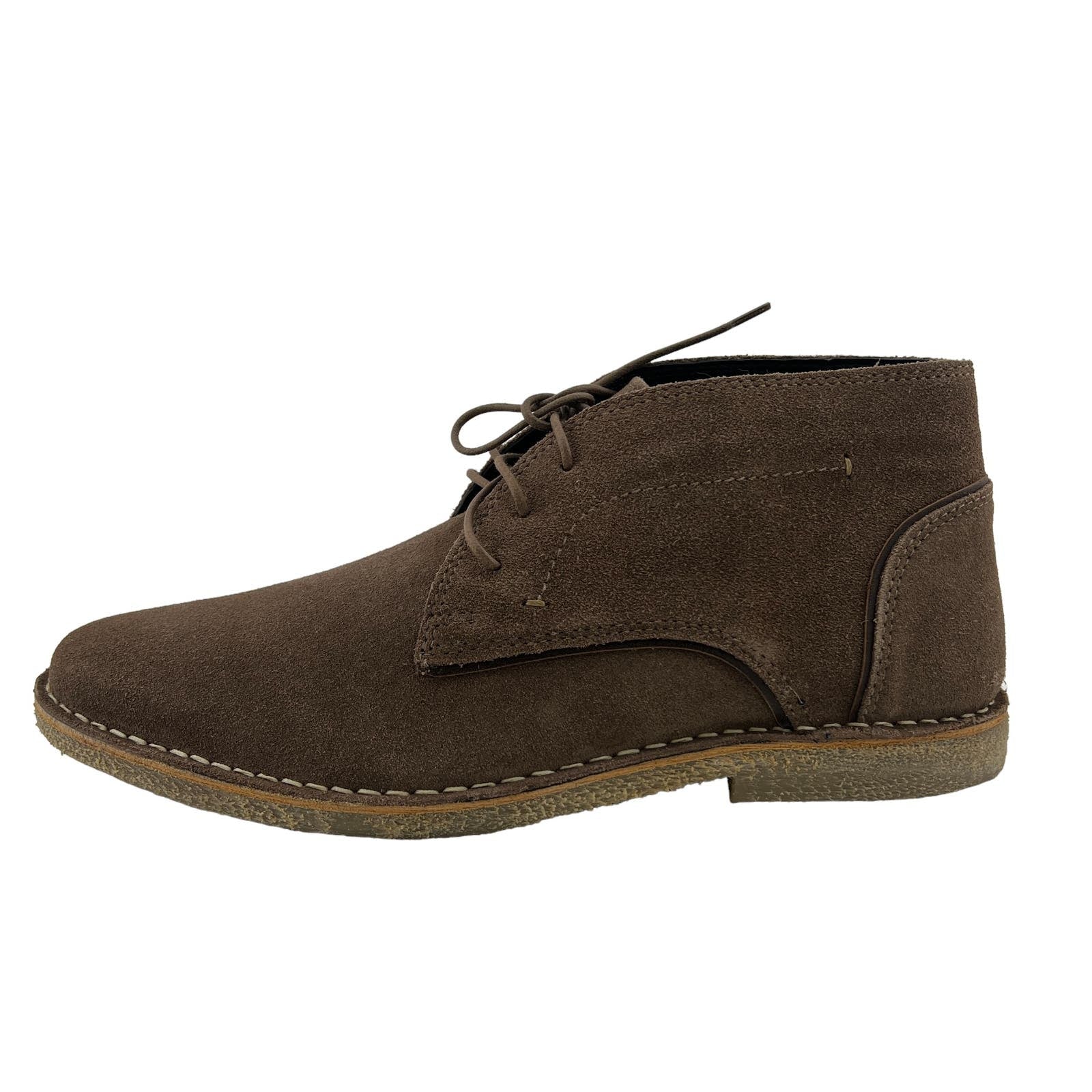 Reaction Kenneth Cole Men US 11 Passage Boot Suede Brown Ankle Shoes