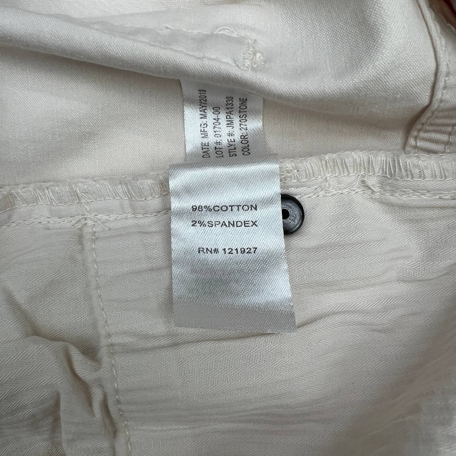 Johnnie-O Sawyer Men Stone White Jeans US 36x32 Slim Fit