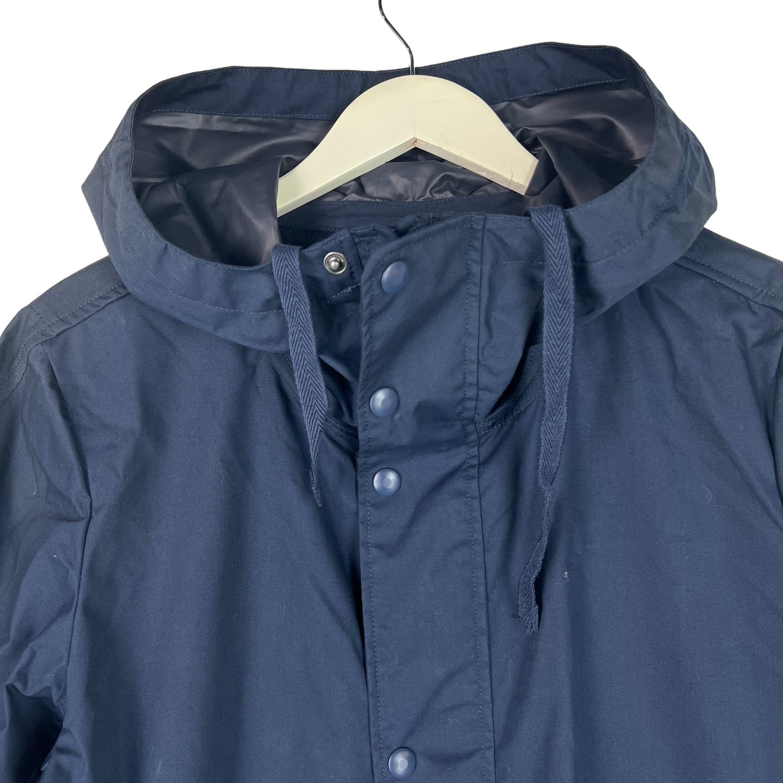 Sempach Men Navy Hooded Jacket US L Adjustable Windbreaker