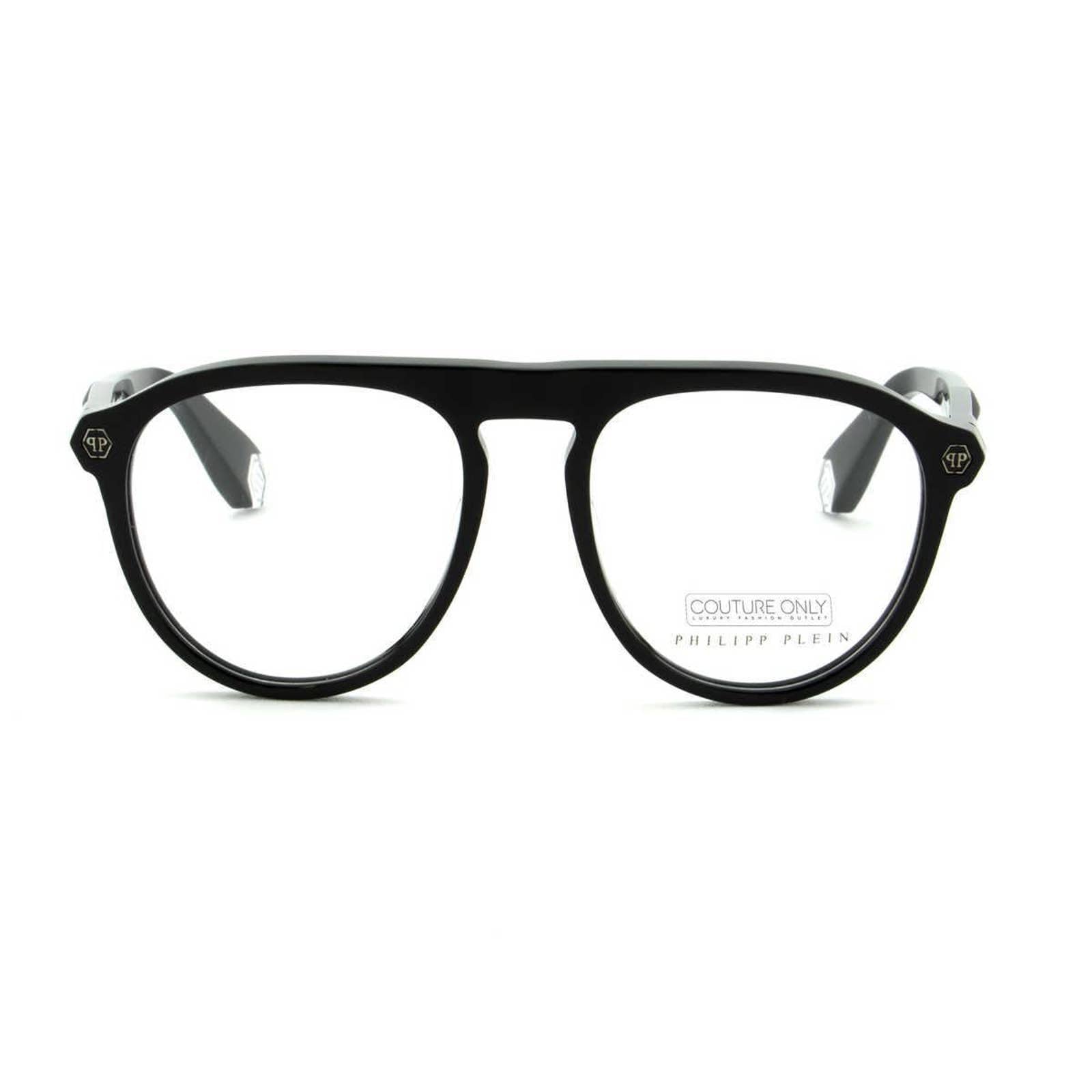 Men Optical Glasses Oval Aviator Black VPP016M-0700