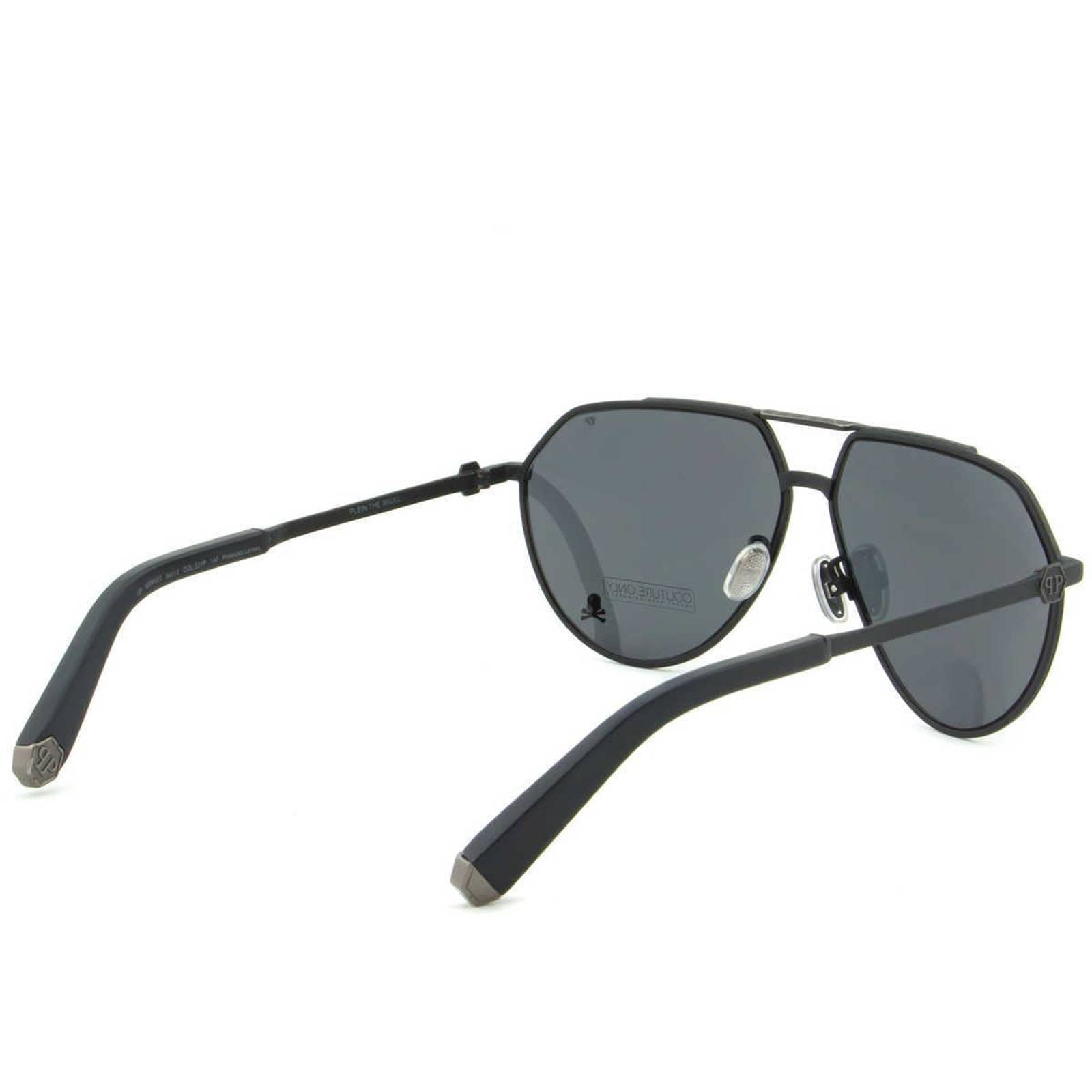 Skull Men Aviator Gunmetal Sunglasses SPP007M-531P