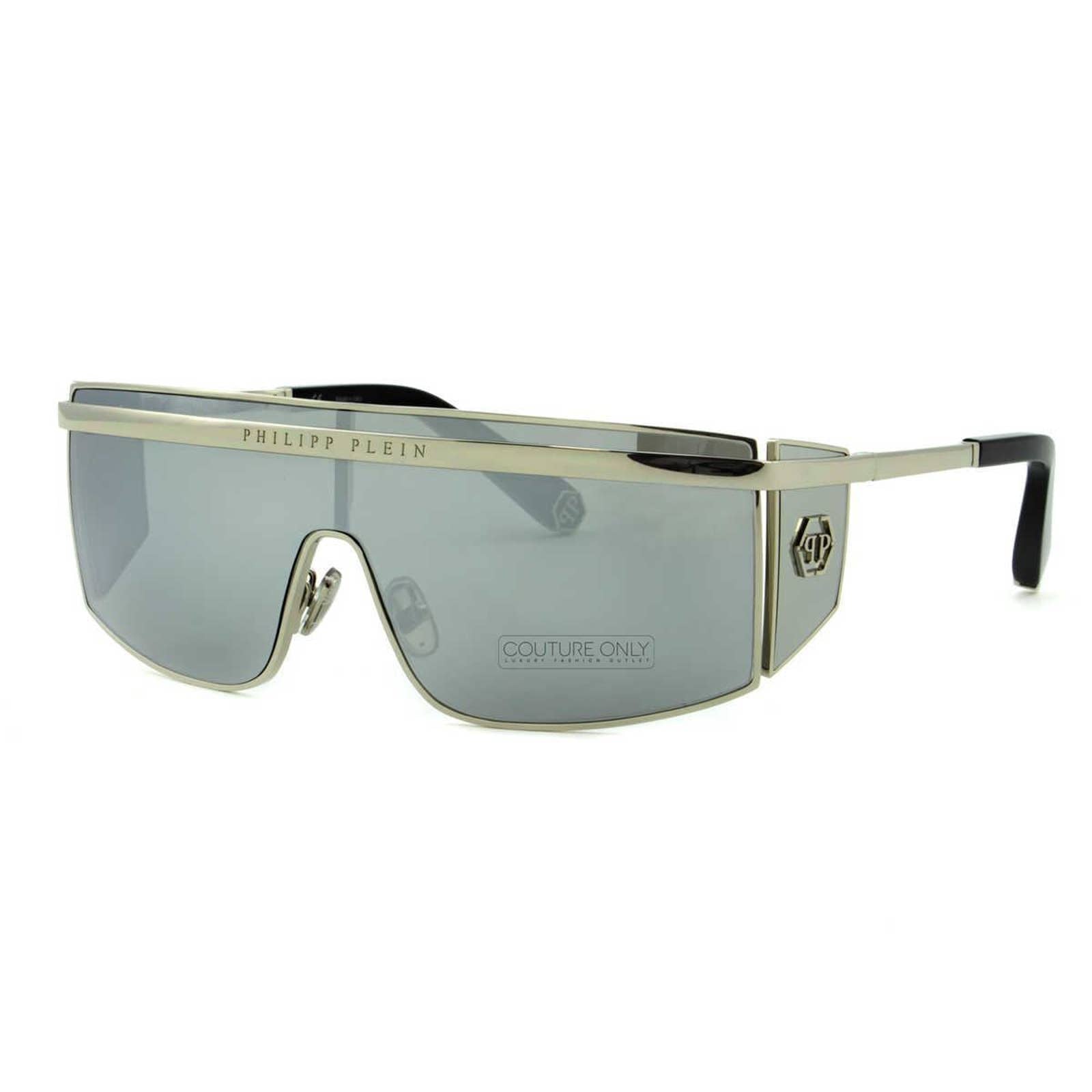 Women Silver Shield Sunglasses SPP013M-579X