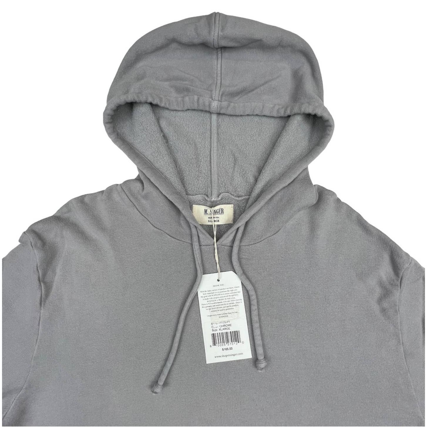M. Singer Men Chrome Hoody US XL Pullover Sweatshirt