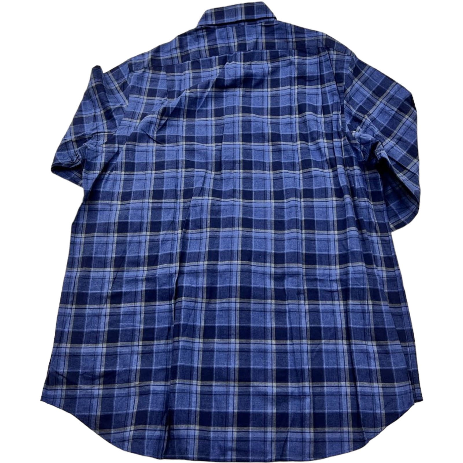 Ralph Lauren Polo Men Blue Plaid Shirt US XL Long Sleeve Button Down