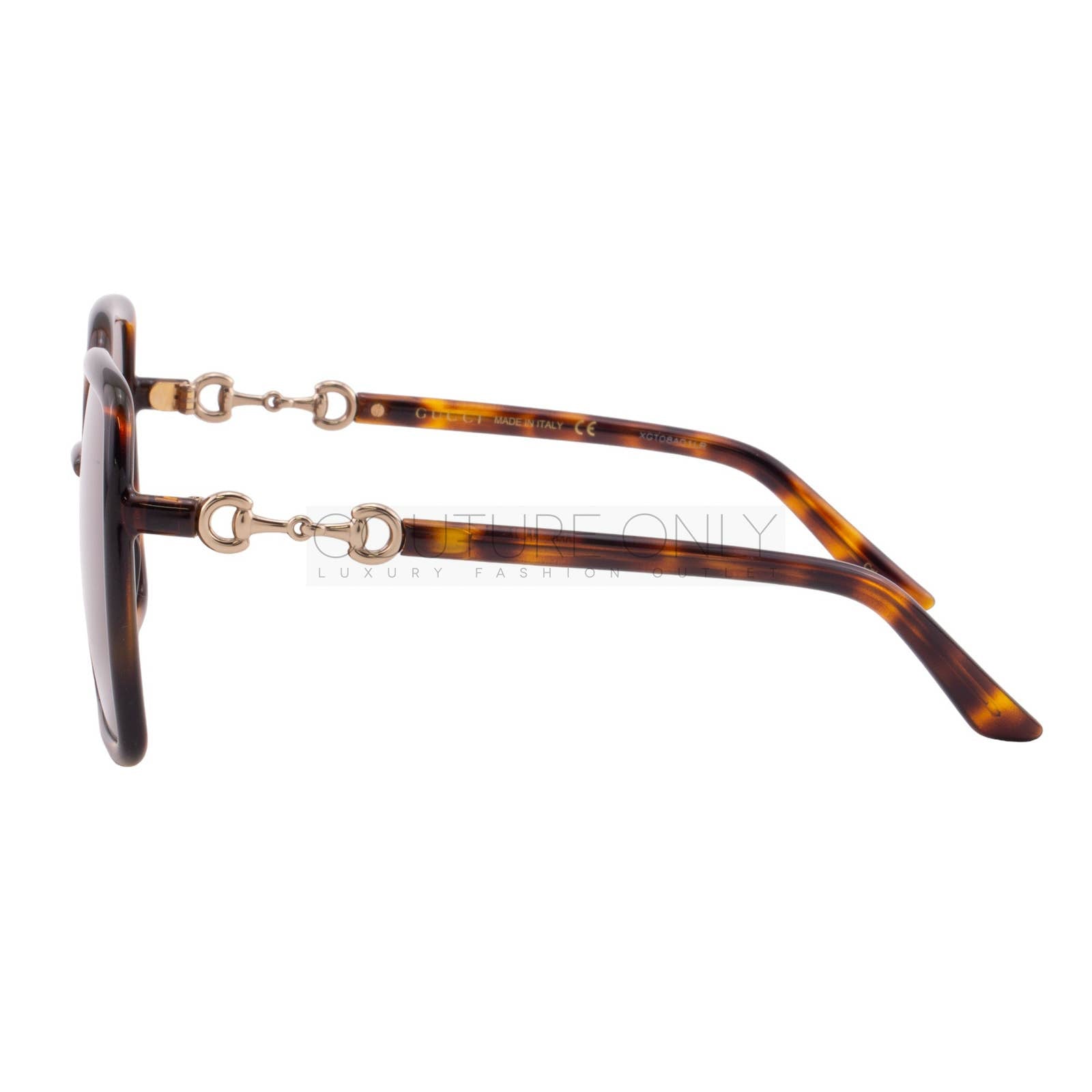 Women Oversized Havana Brown Sunglasses GG0890S-002