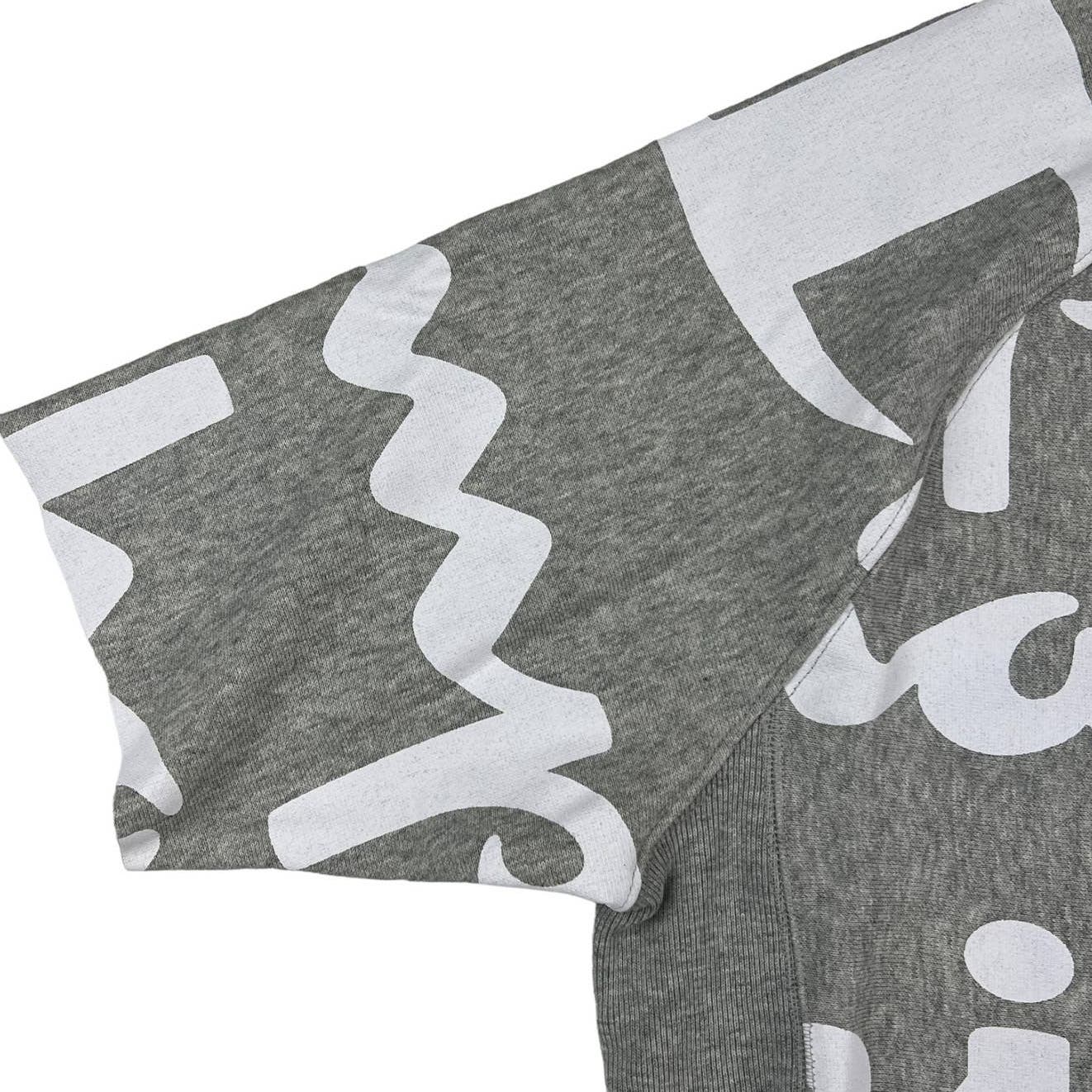 Champion Men Grey Sweater US XS Short Sleeve White Logo