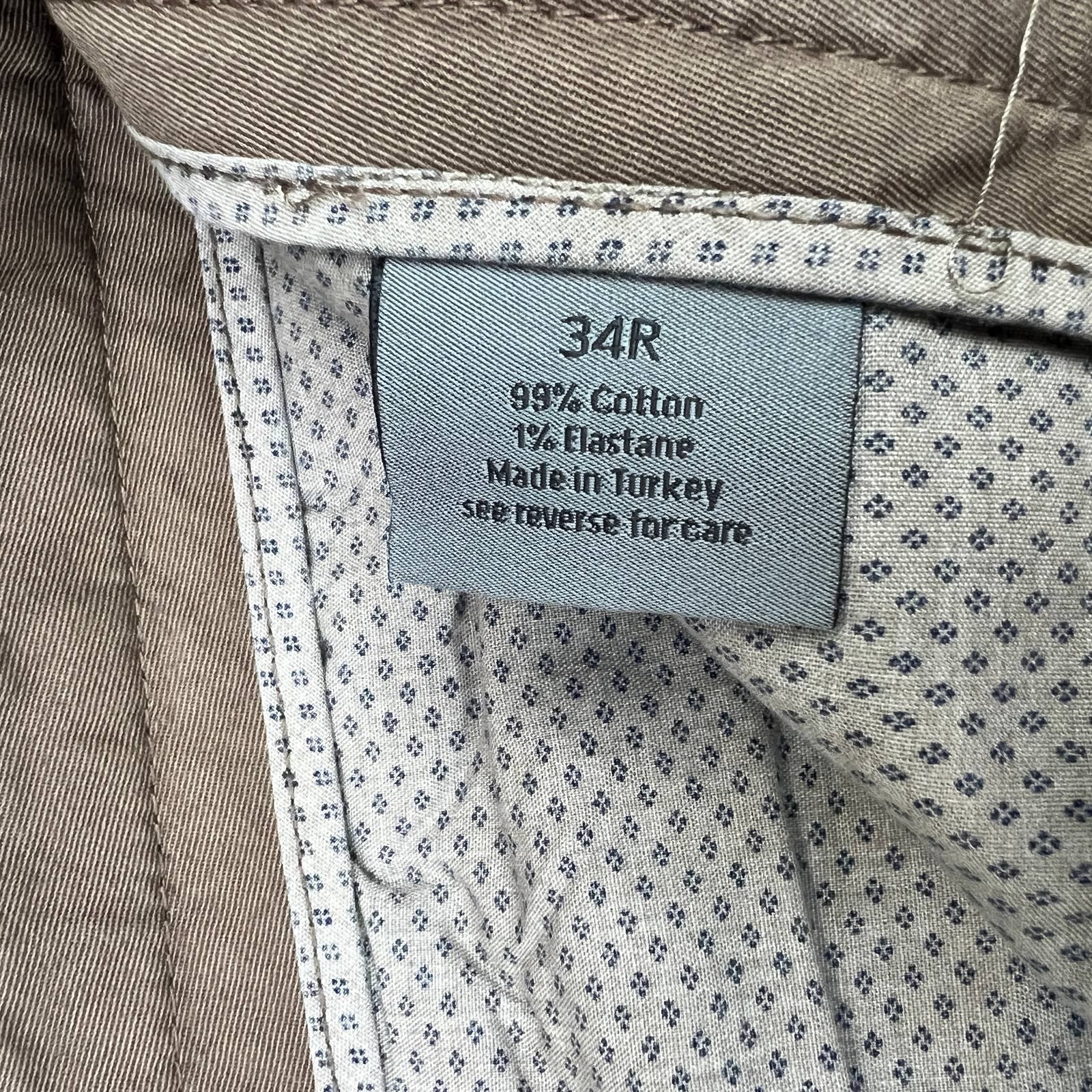Dylan Gray Bloomingdales Men Brown Pants US 34 Regular Fit Cargo