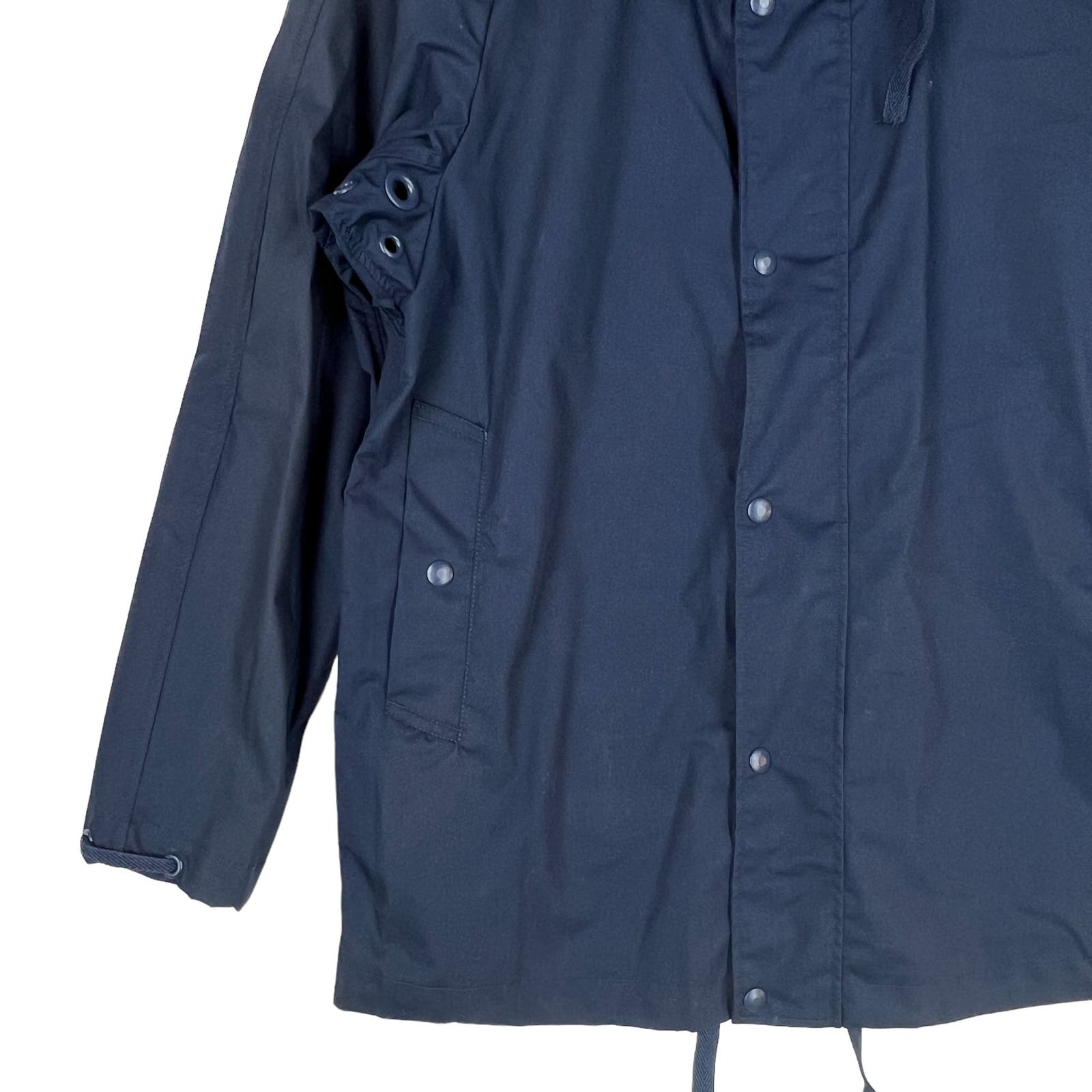 Sempach Men Navy Hooded Jacket US L Adjustable Windbreaker
