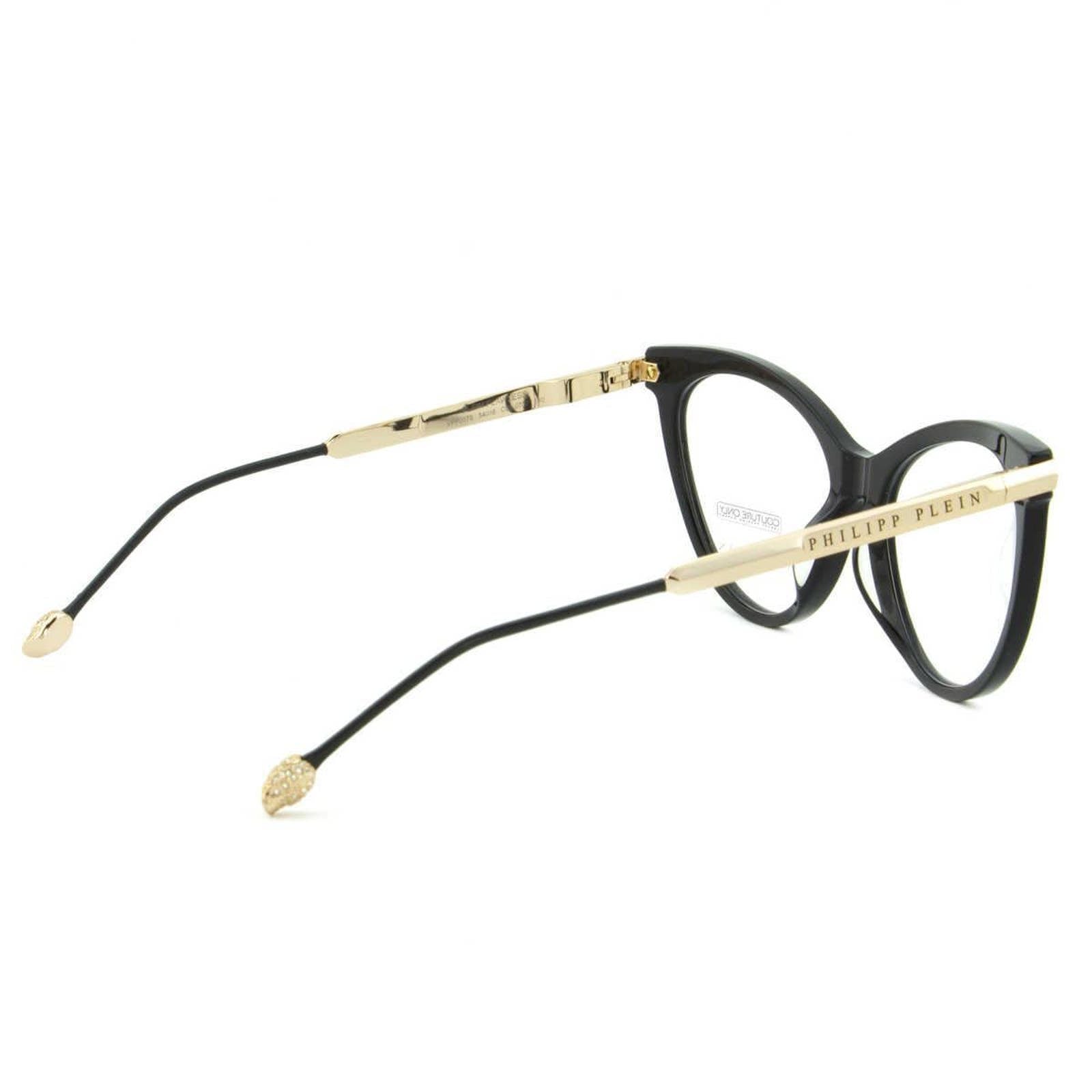 Women Optical Cat Eye Glasses VPP037S-0700 Black & Gold Frame