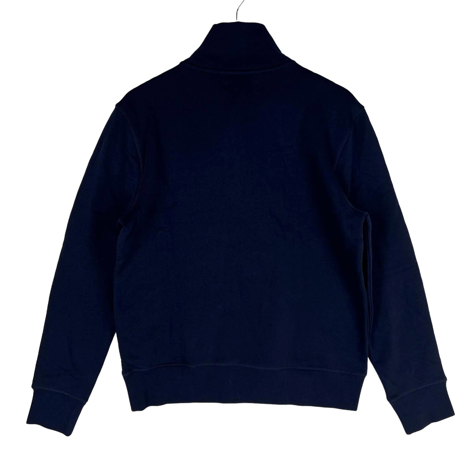 Bloomingdale's Factory Men Navy Sweater US L Half Zip Fleece