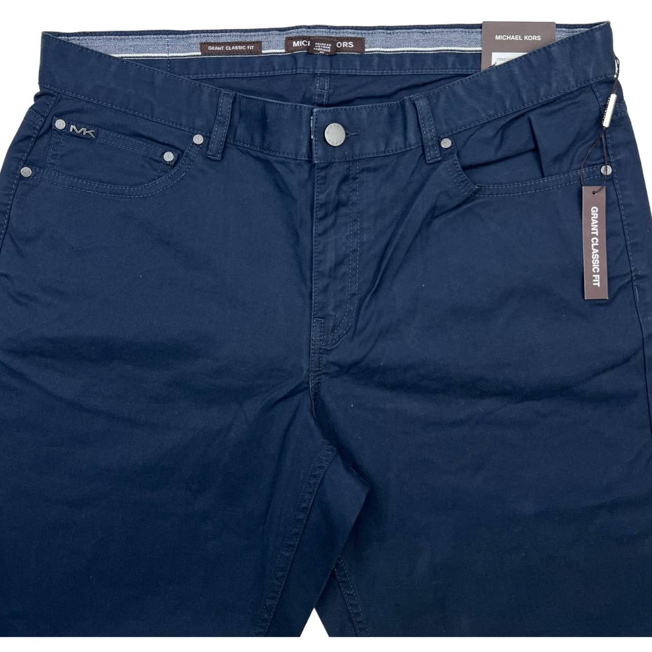 Michael Kors Men Midnight Blue Pants US 34x32 Classic Fit Slim