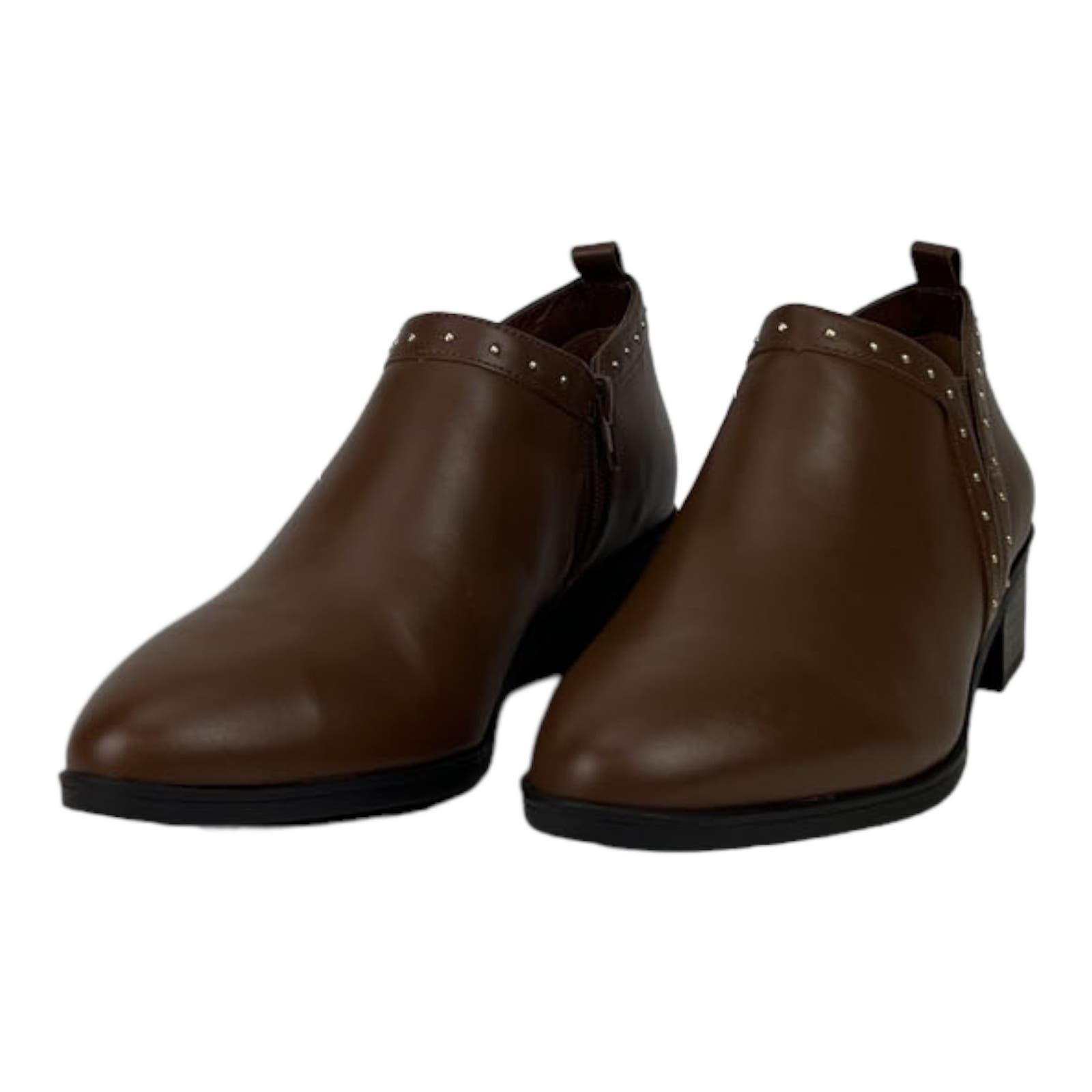 Bella Vita Women US 8.5 Dark Tan Brown Leather Ankle Boot Shoes