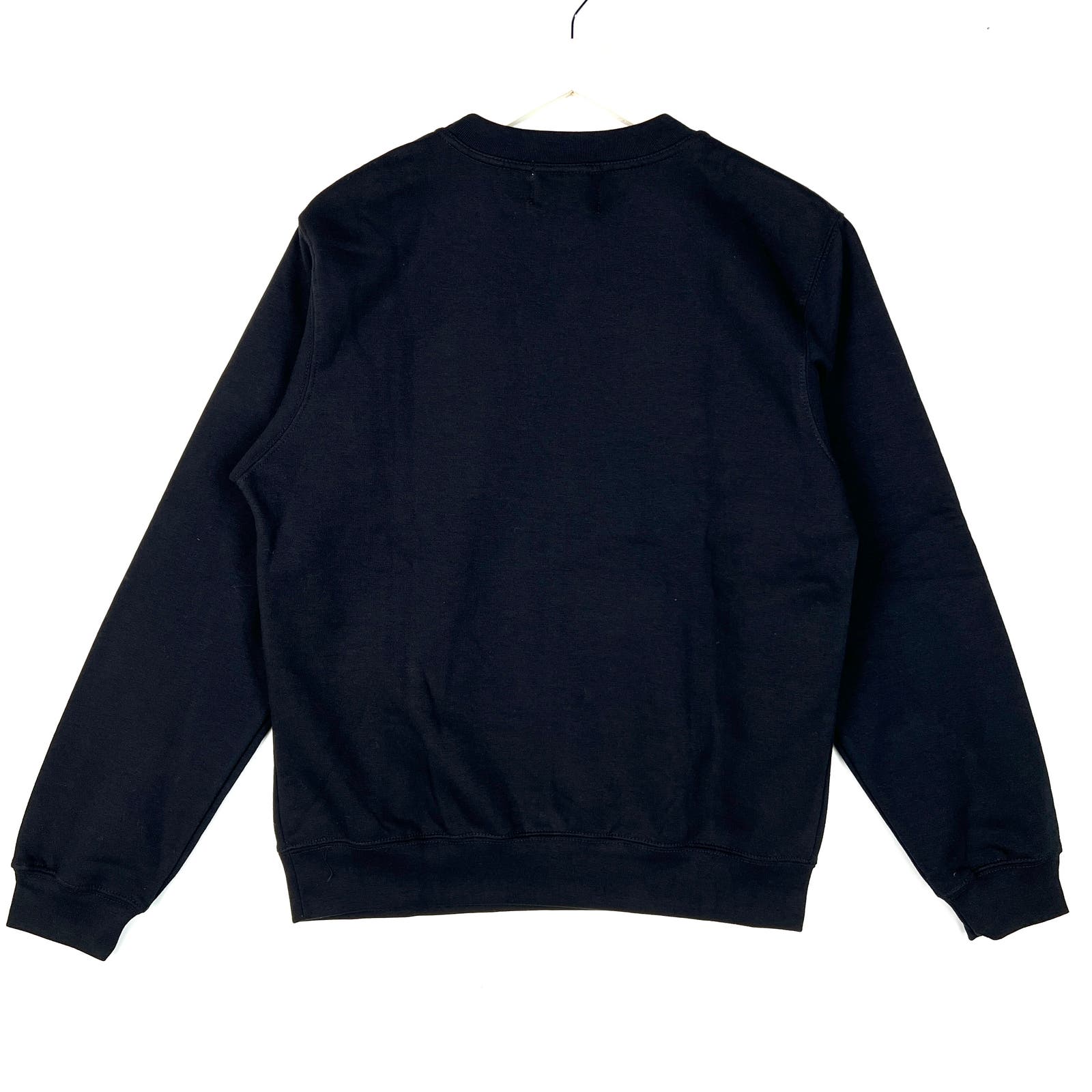 MKI Miyuki Zoku Men Basic Crew US S Black Sweatshirt Long Sleeve