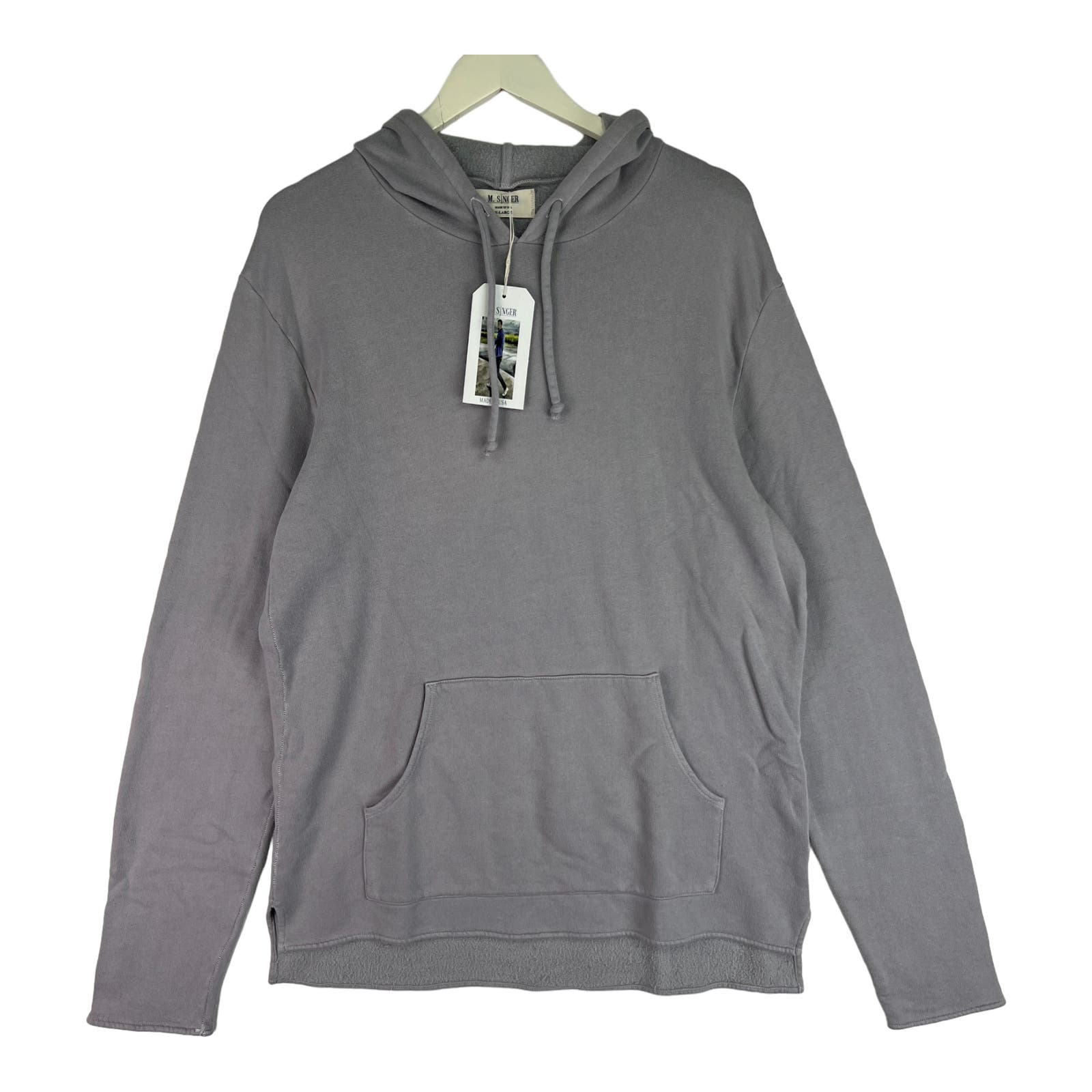 M. Singer Men Chrome Hoody US XL Pullover Sweatshirt