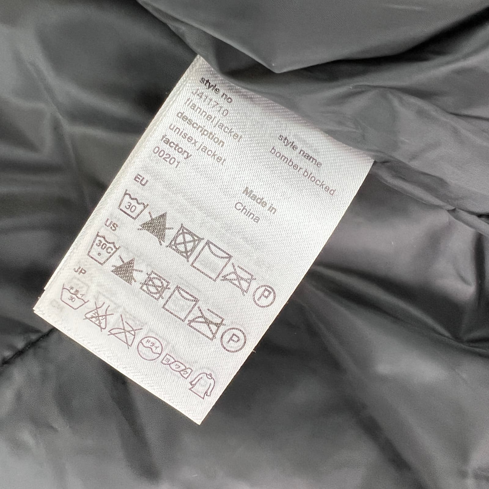 WESC Men US Men L / Women XL Bomber Blocked Flannel Jacket