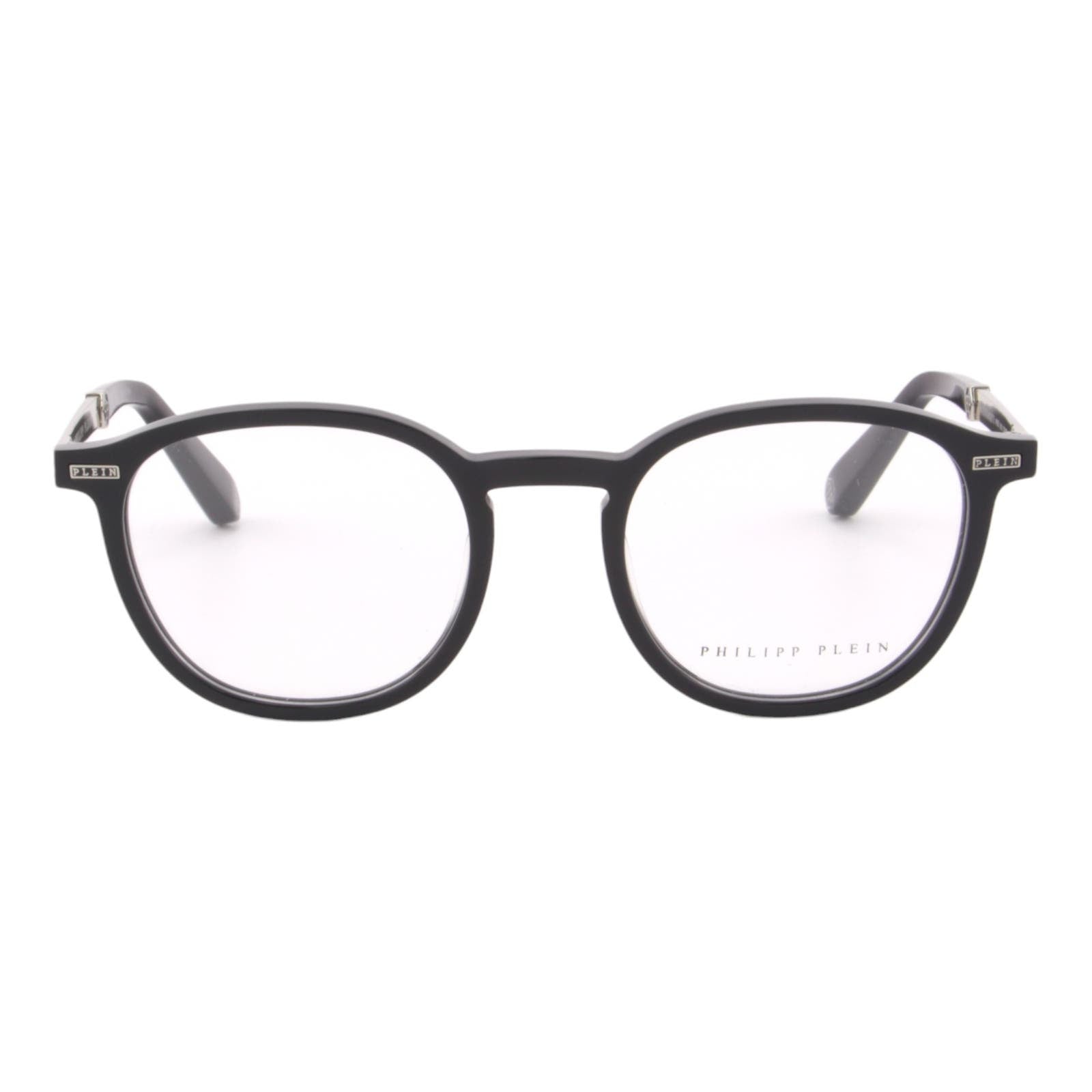 Men Panthos Glasses VPP057M-0700 Black Optical Frame Clear Lens