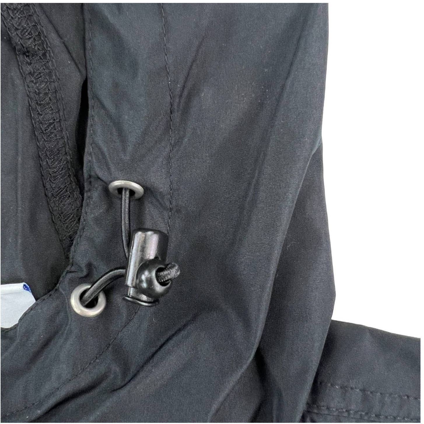 Champion Men Black Hoody US S Anorak Sport Windbreaker