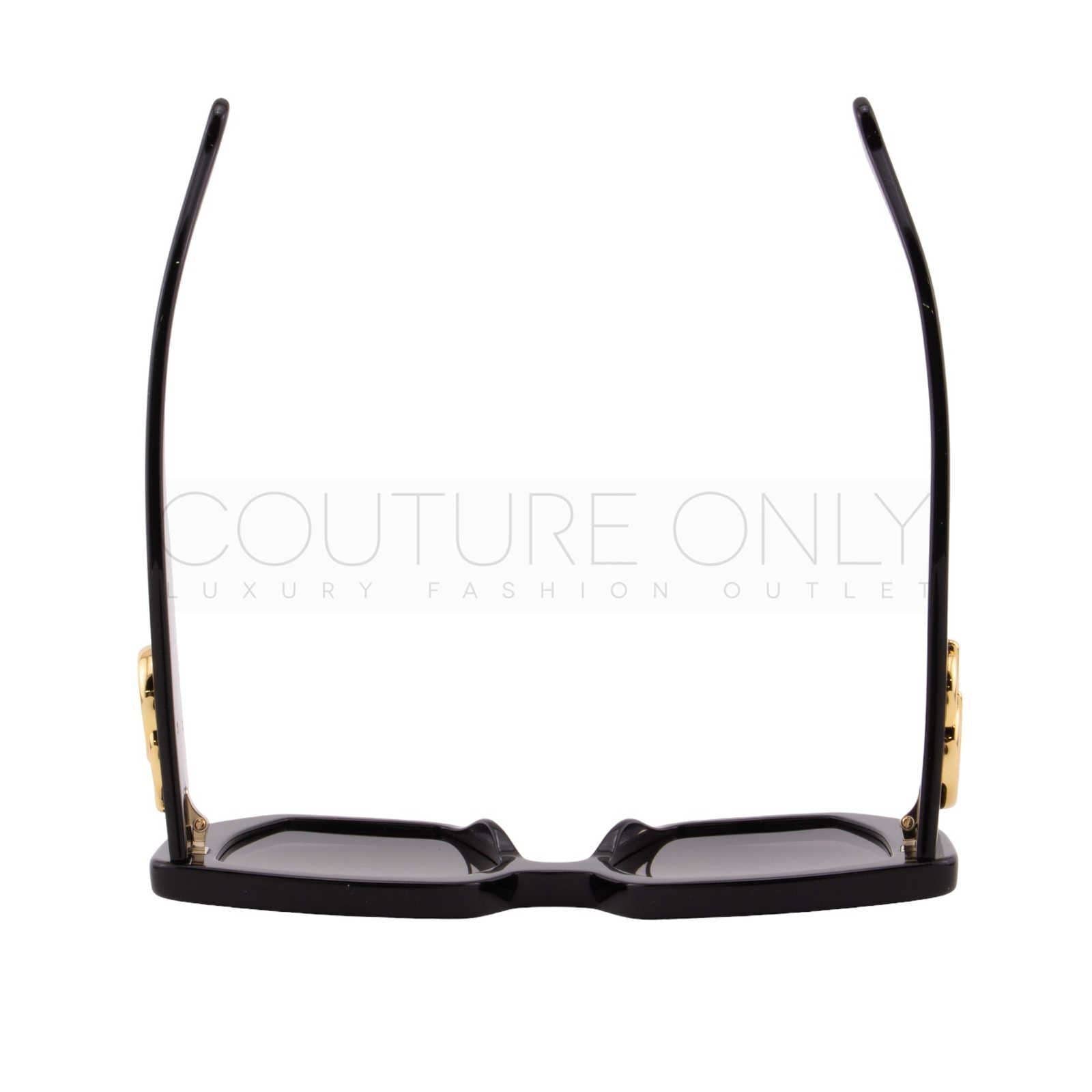 Women Black Oversized Rectangle Sunglasses GG0956S-003