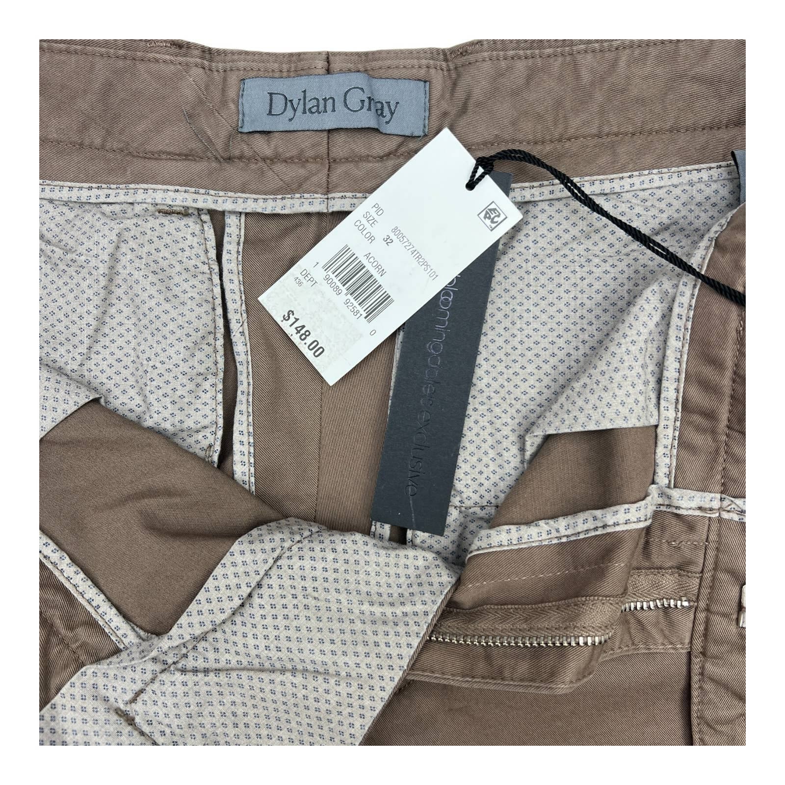 Dylan Gray Men Brown Pants US 32 Regular Fit Cargo