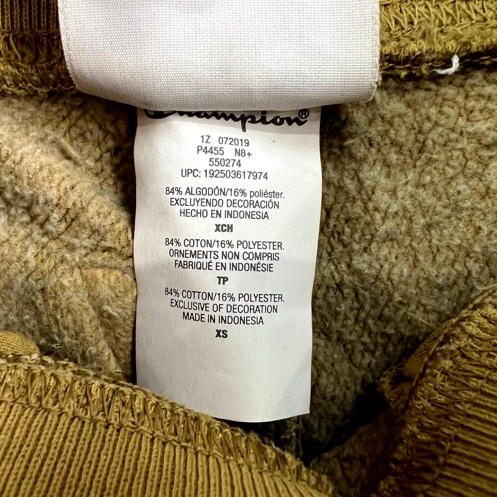 Champion Men Olive Pants US XS Joggers Pockets