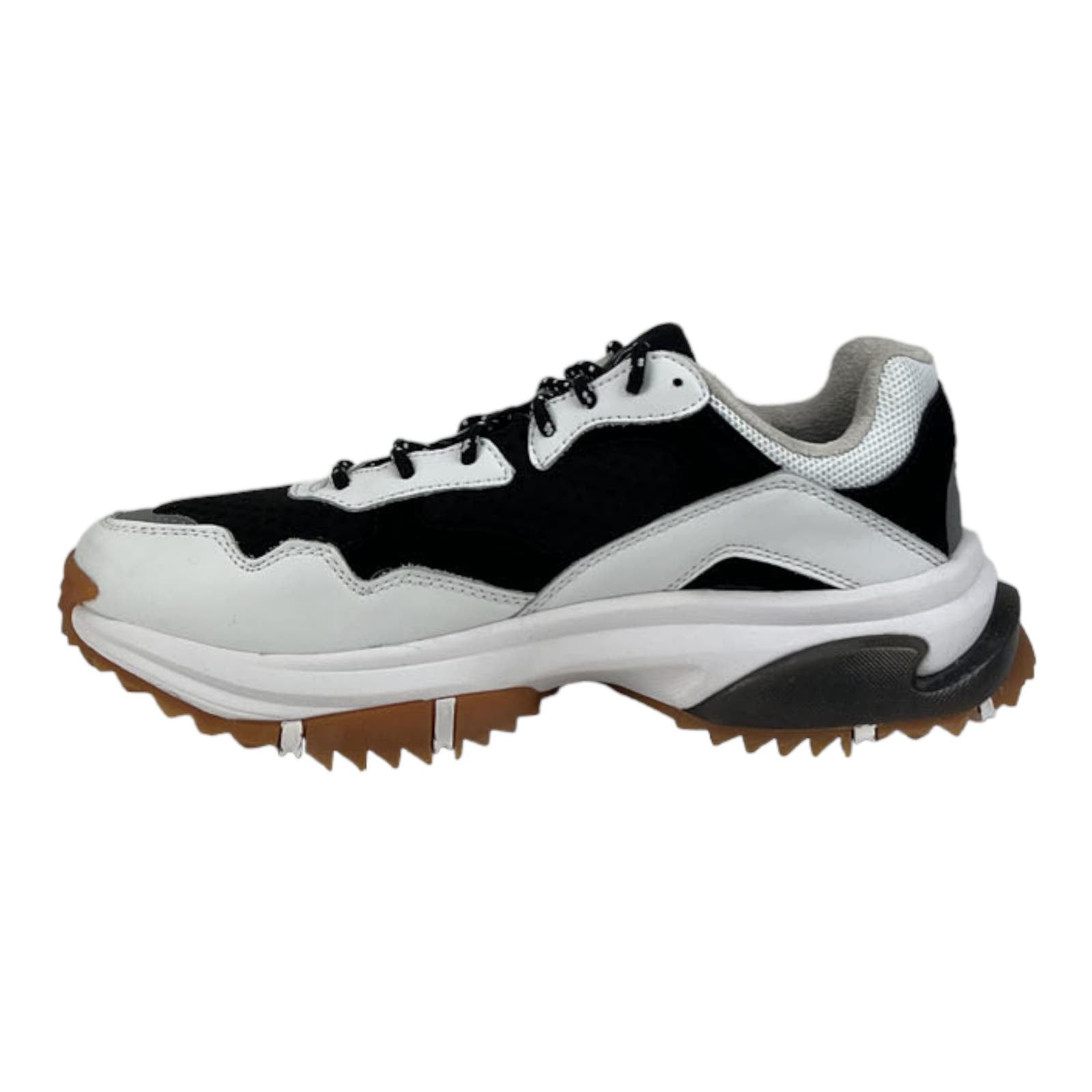 SNKR Project Men US 11.5 Sneaker Black White Prospect Park SNKR1941