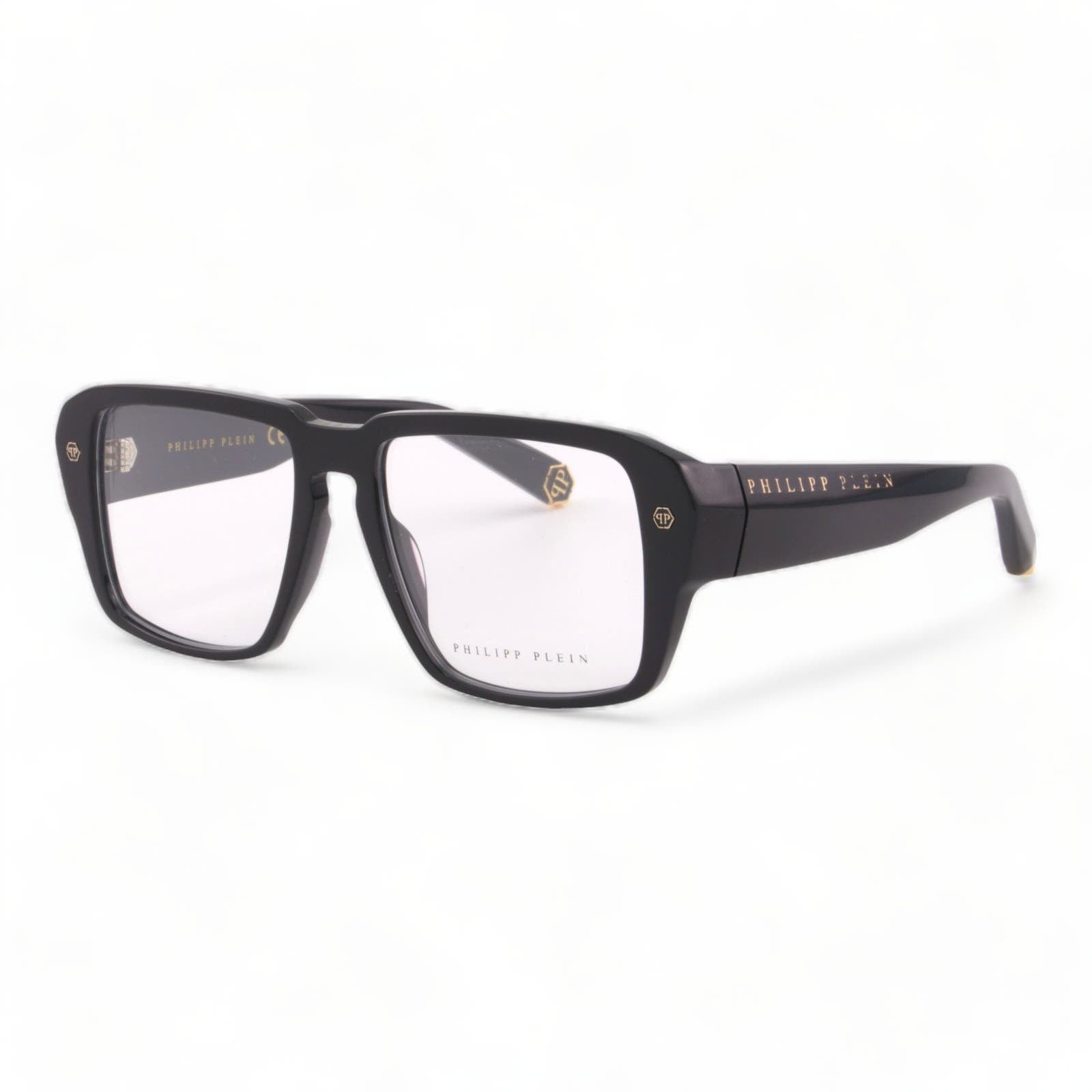 Men Square Glasses VPP081-0700 Black Acetate Optical Frame