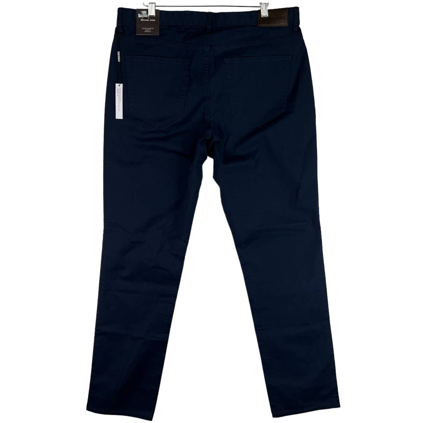 Michael Kors Men Midnight Blue Pants US 34x32 Classic Fit Slim