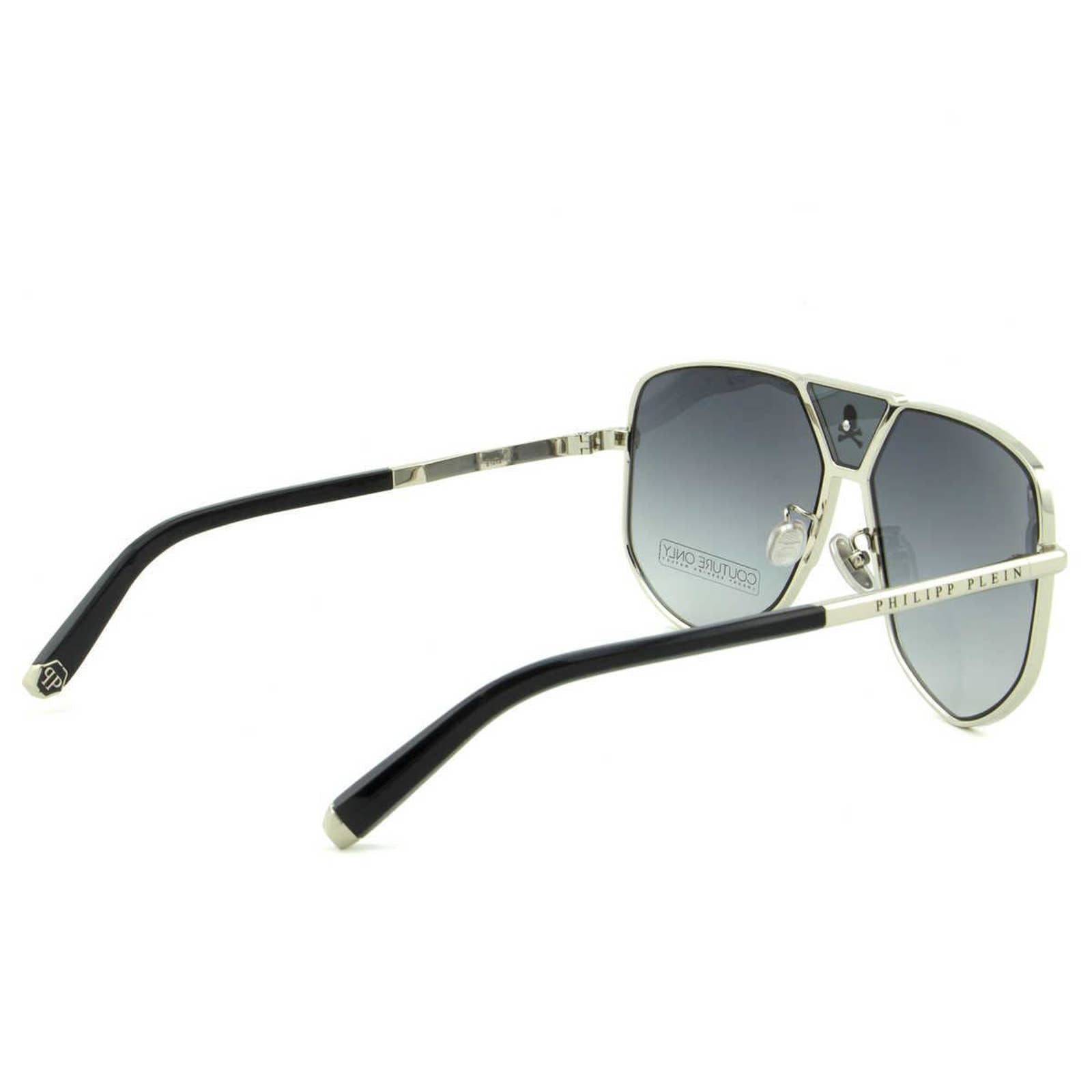 Men Aviator Silver Titanium Sunglasses SPP009V-0579