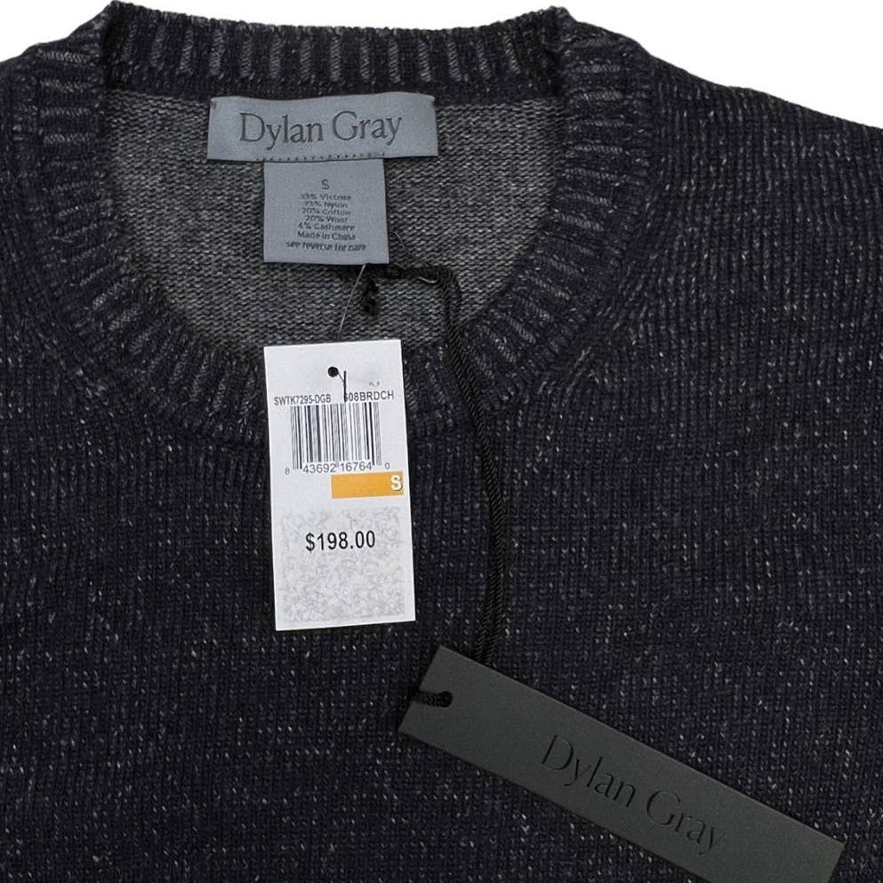 Dylan Gray Men Purple Grey Crew Neck US S Sweatshirt
