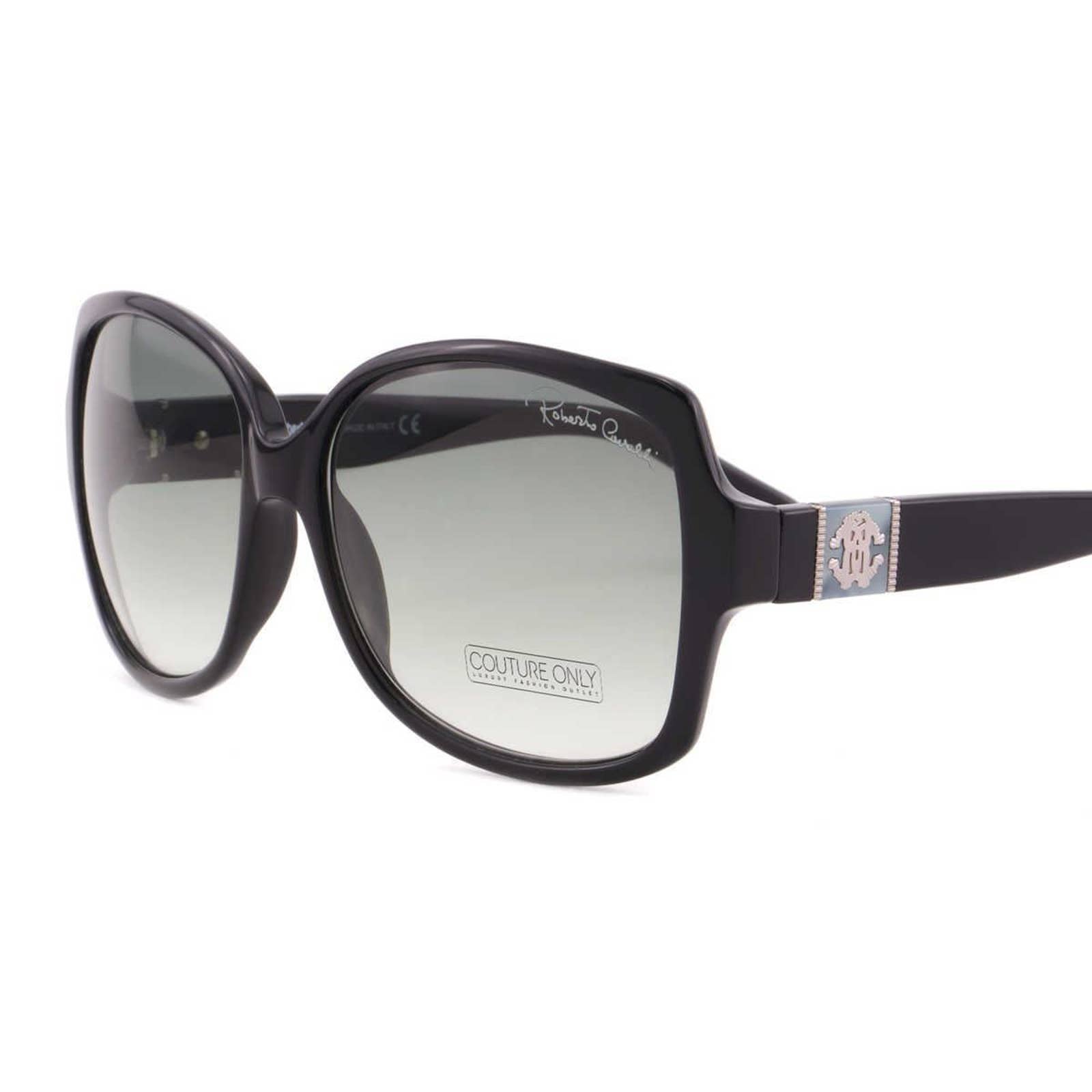 Roberto Cavalli Women Oversized Square Sunglasses RC651S-01B