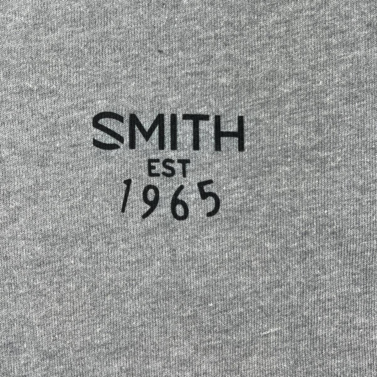 Smith Men Gray Sweatshirt US XL Crew Neck Pullover Long Sleeve