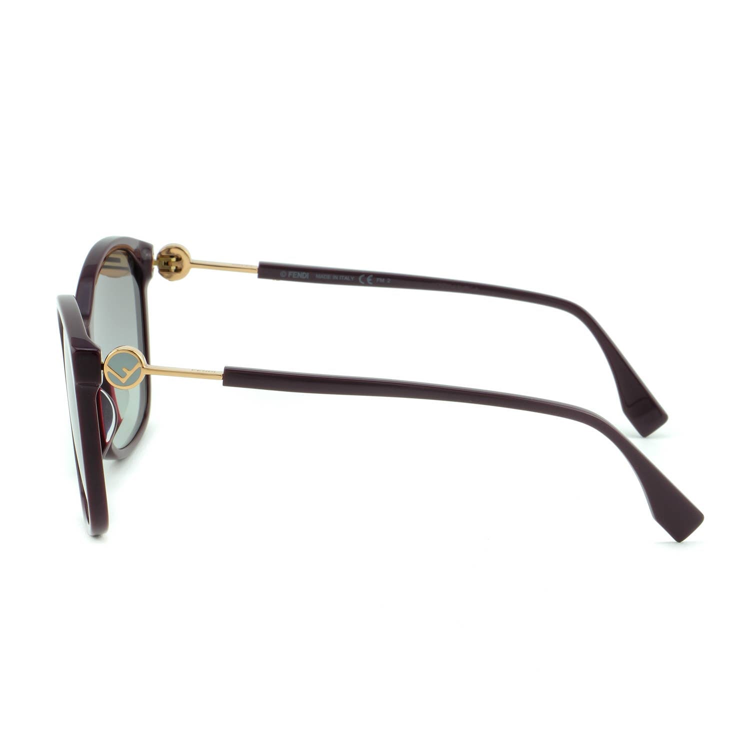 Women Rectangular Burgundy Sunglasses FF0361FS