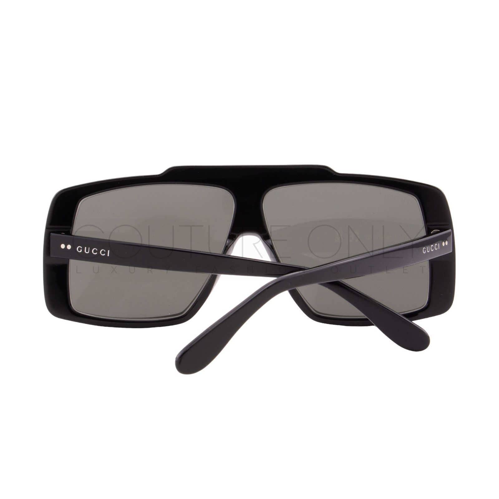 Women Black Oversized Shield Sunglasses GG1369S-001